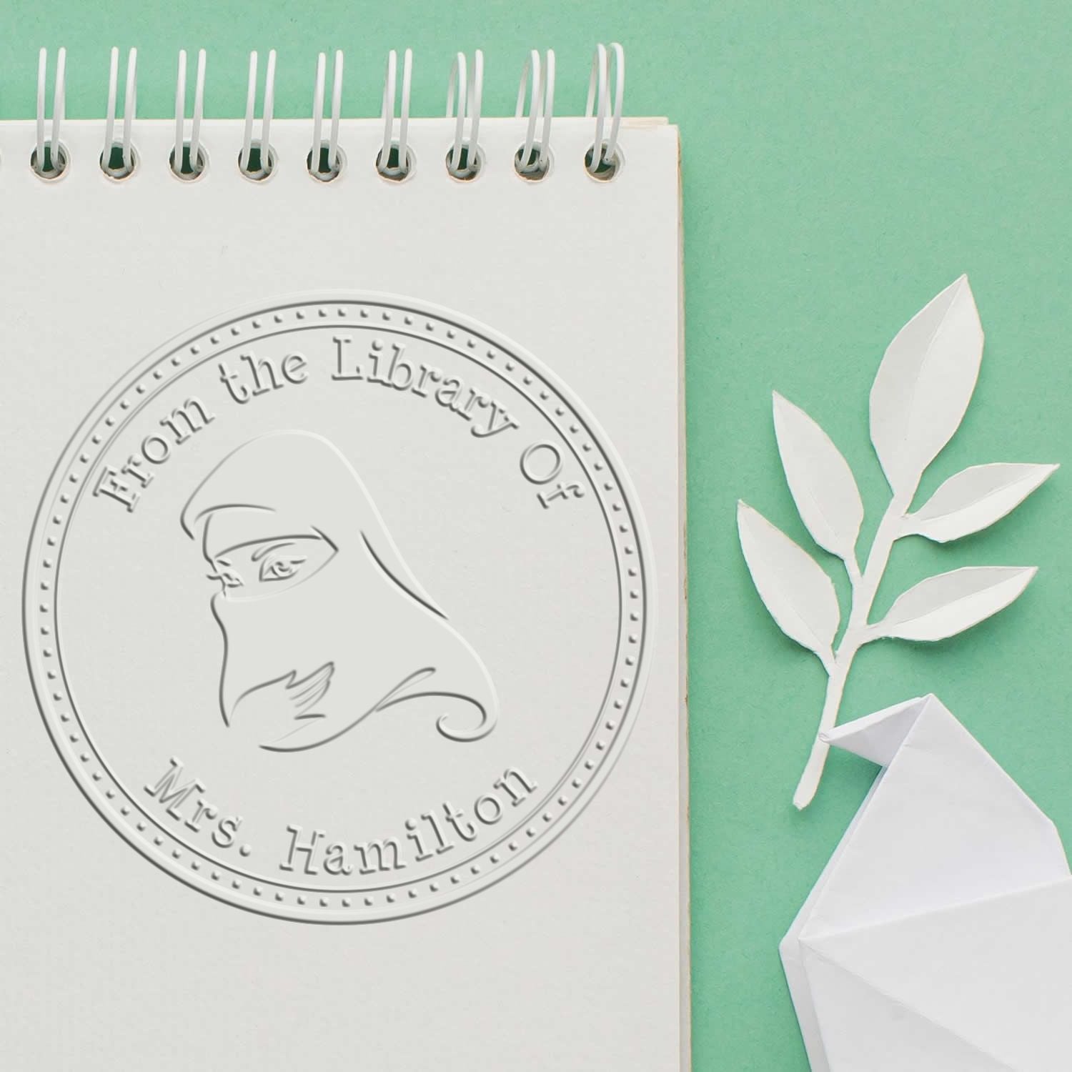 Desk Spiritual Veil Return Address Paper Embosser - Engineer Seal Stamps