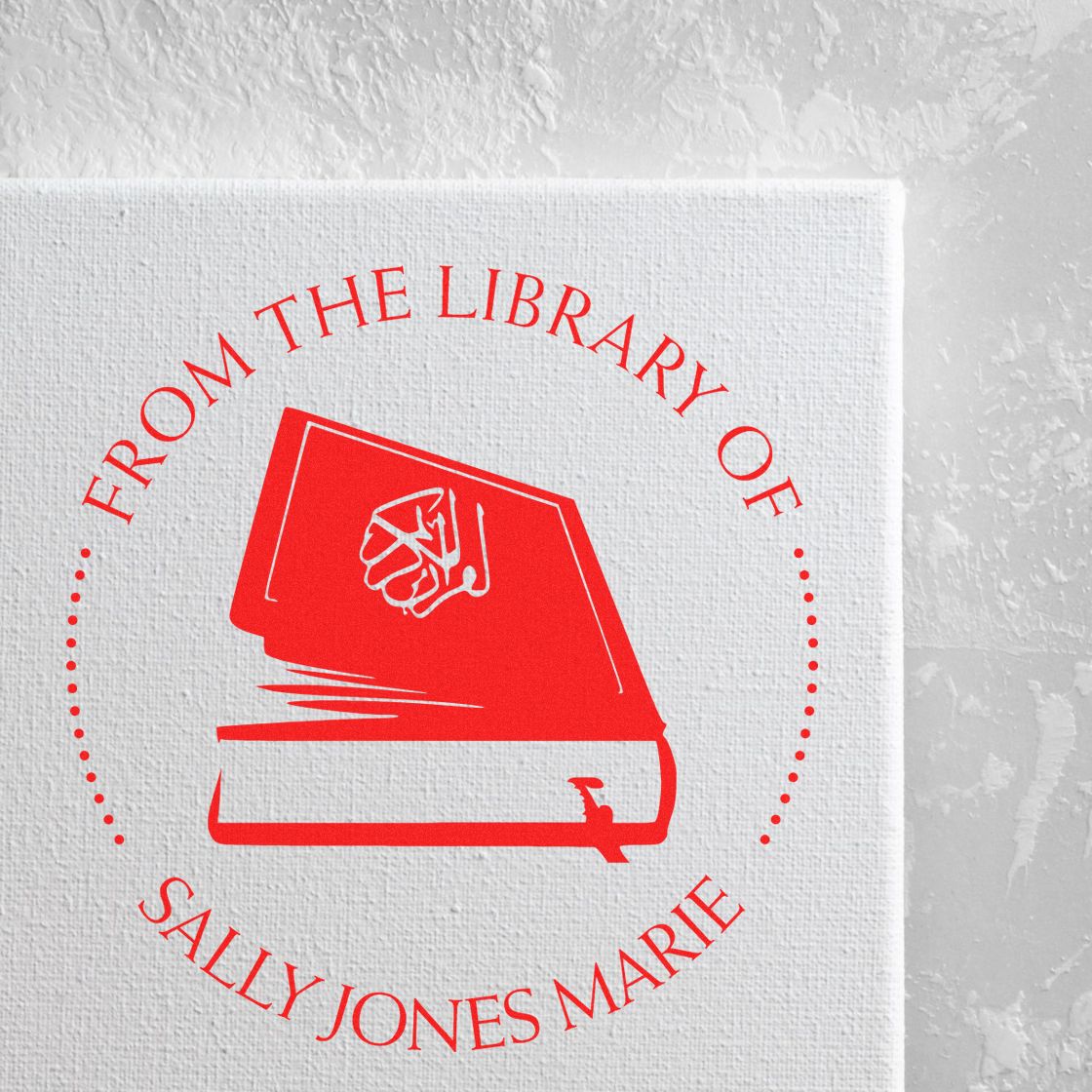 Wood Handle Holy Book Customized Home Stamp - Engineer Seal Stamps