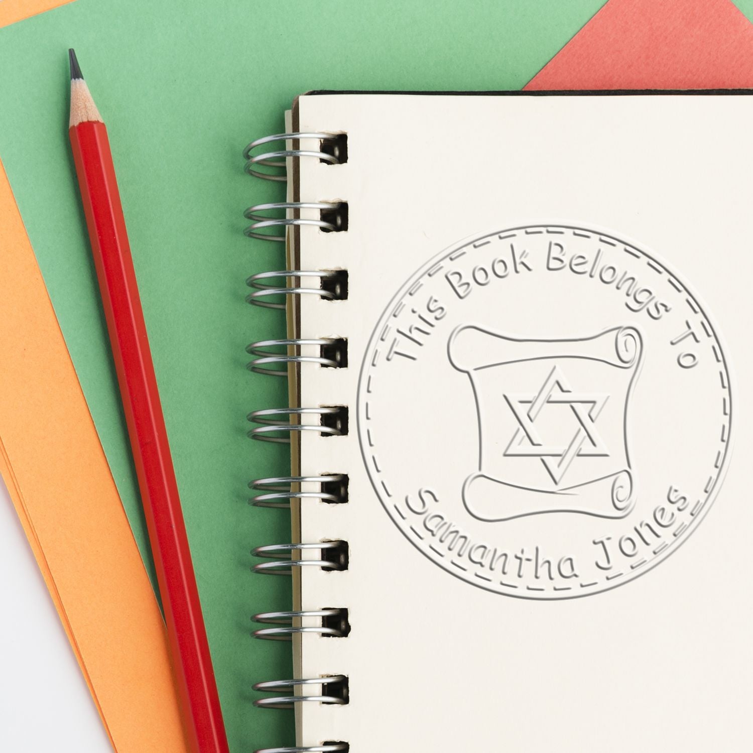 Hybrid Solemn Torah Custom Made Address Seal Stamp - Engineer Seal Stamps