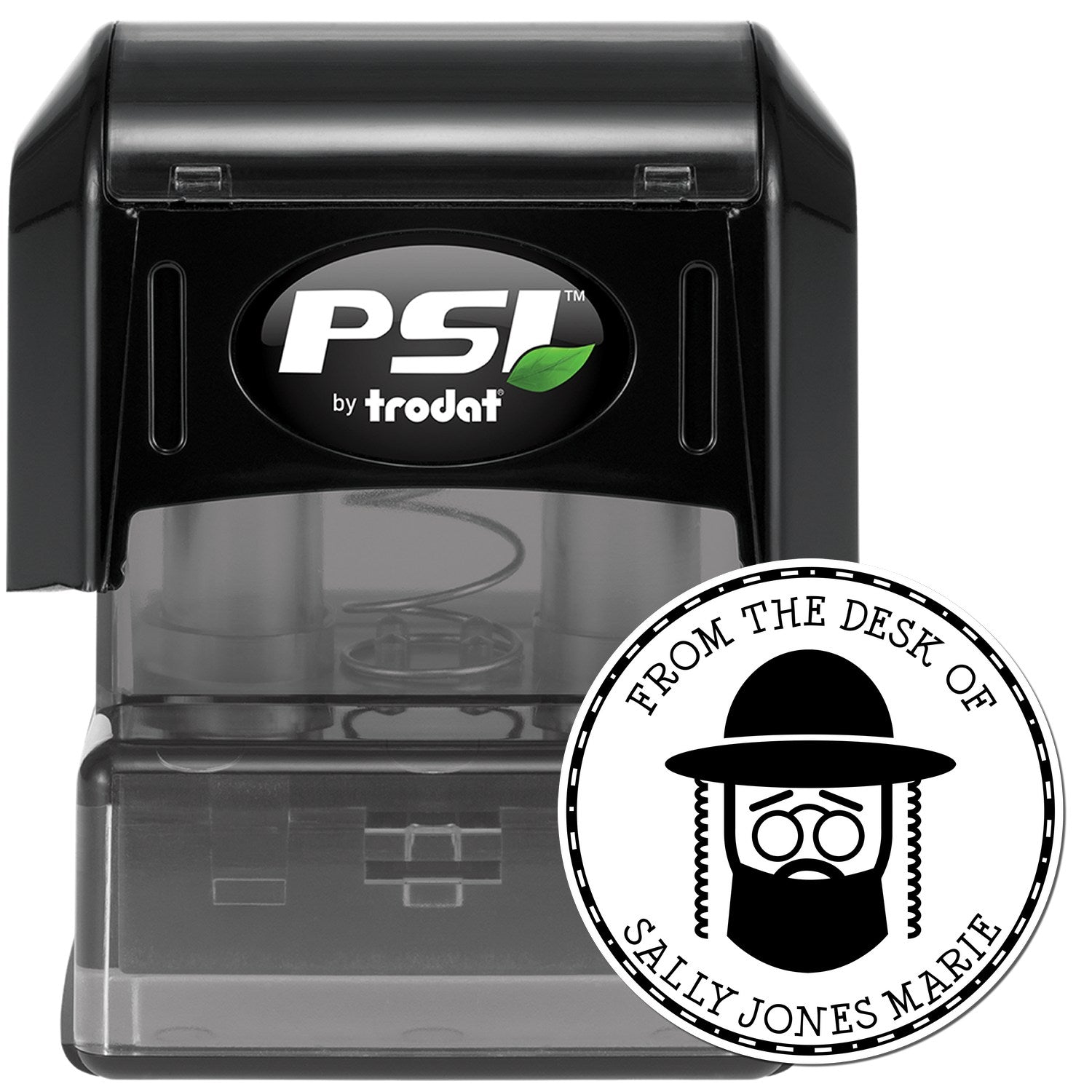 PSI Pre-Inked Respected Rabbi Customized Envelope Stamper - Engineer Seal Stamps