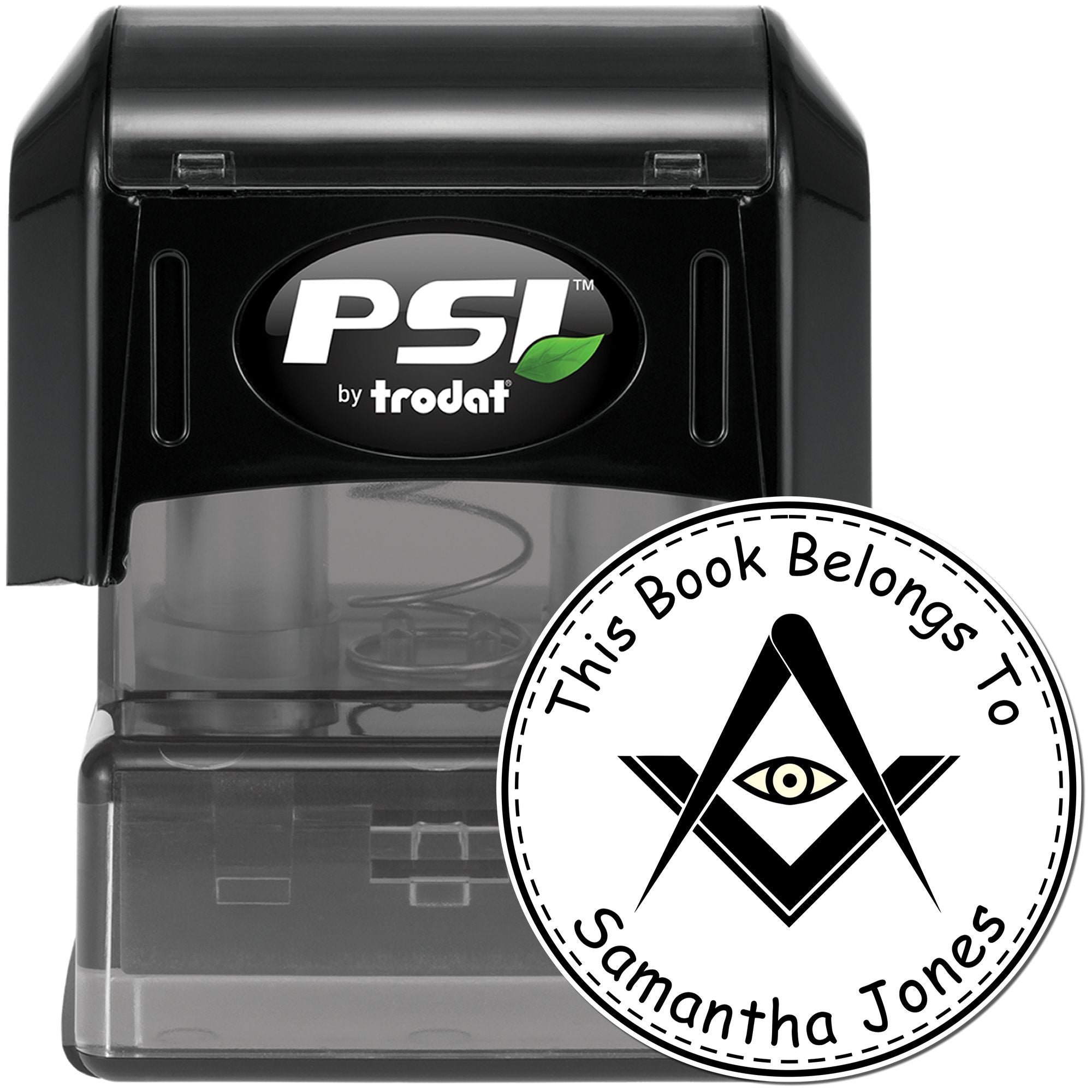 PSI Pre-Inked Reflective Masons Personalized Ownership Stamper - Engineer Seal Stamps