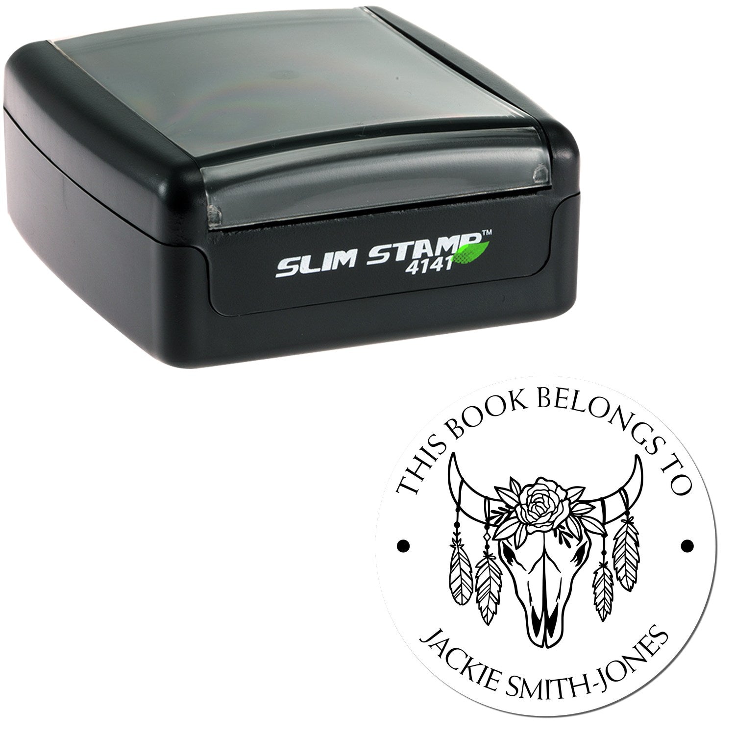 Pre-Inked Western Wonders My Library Stamp - Engineer Seal Stamps