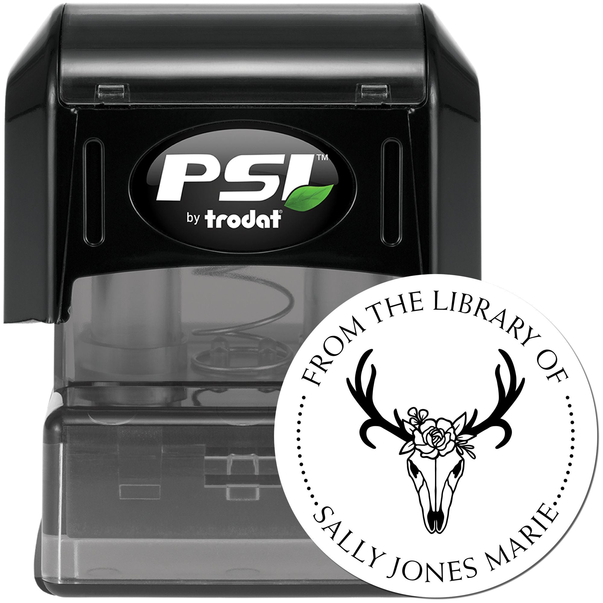 PSI Pre-Inked Beloved Deer Book Ownership Label Stamp - Engineer Seal Stamps