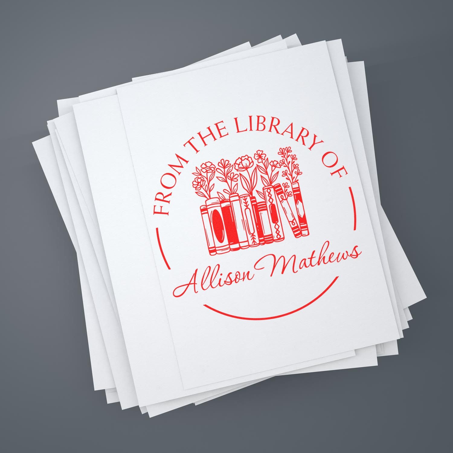 PSI Pre-Inked Creative Classroom Custom Read It Love It Stamp - Engineer Seal Stamps