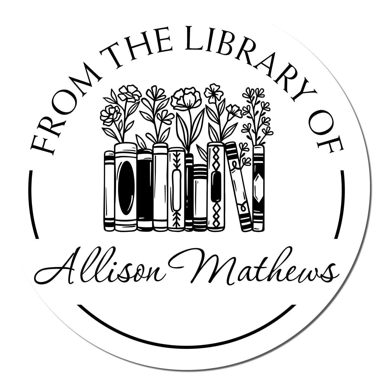 Pre-Inked Creative Classroom Custom Made Name Stamp - Engineer Seal Stamps