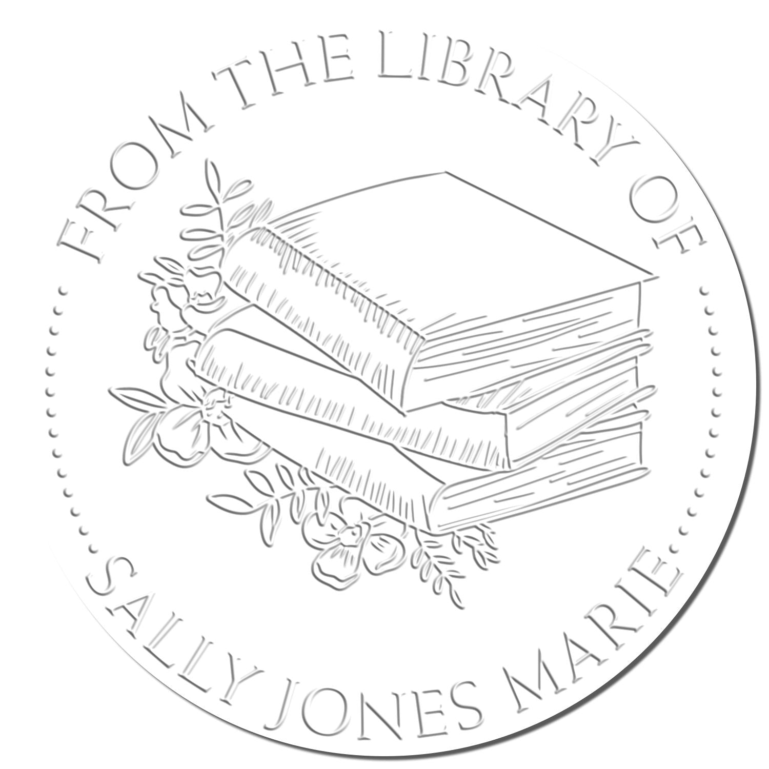 Hybrid Thoughtful Classroom Personalized Library Name Embossing Seal - Engineer Seal Stamps