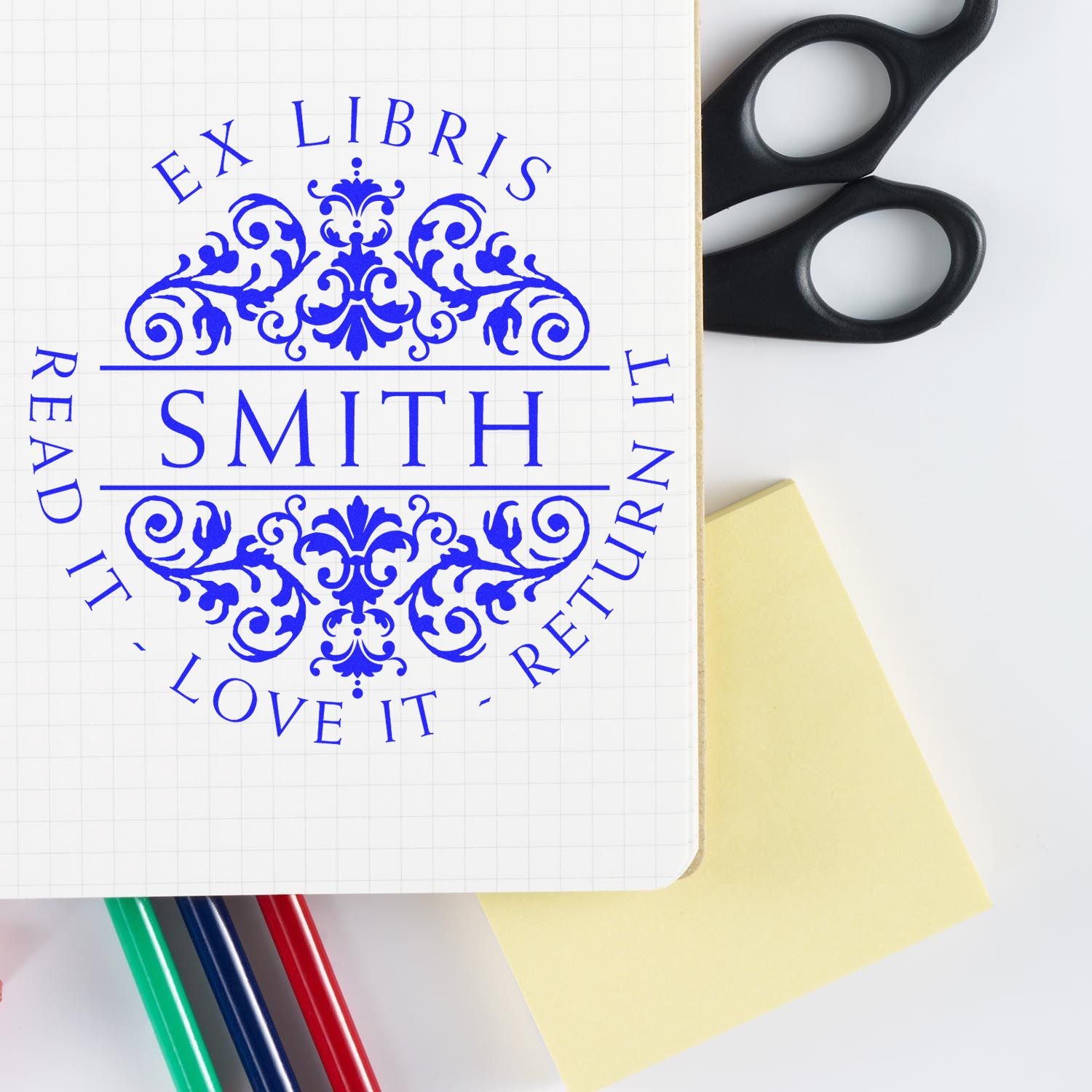 Wood Handle Royally Named Customized From The Library Of Stamp - Engineer Seal Stamps