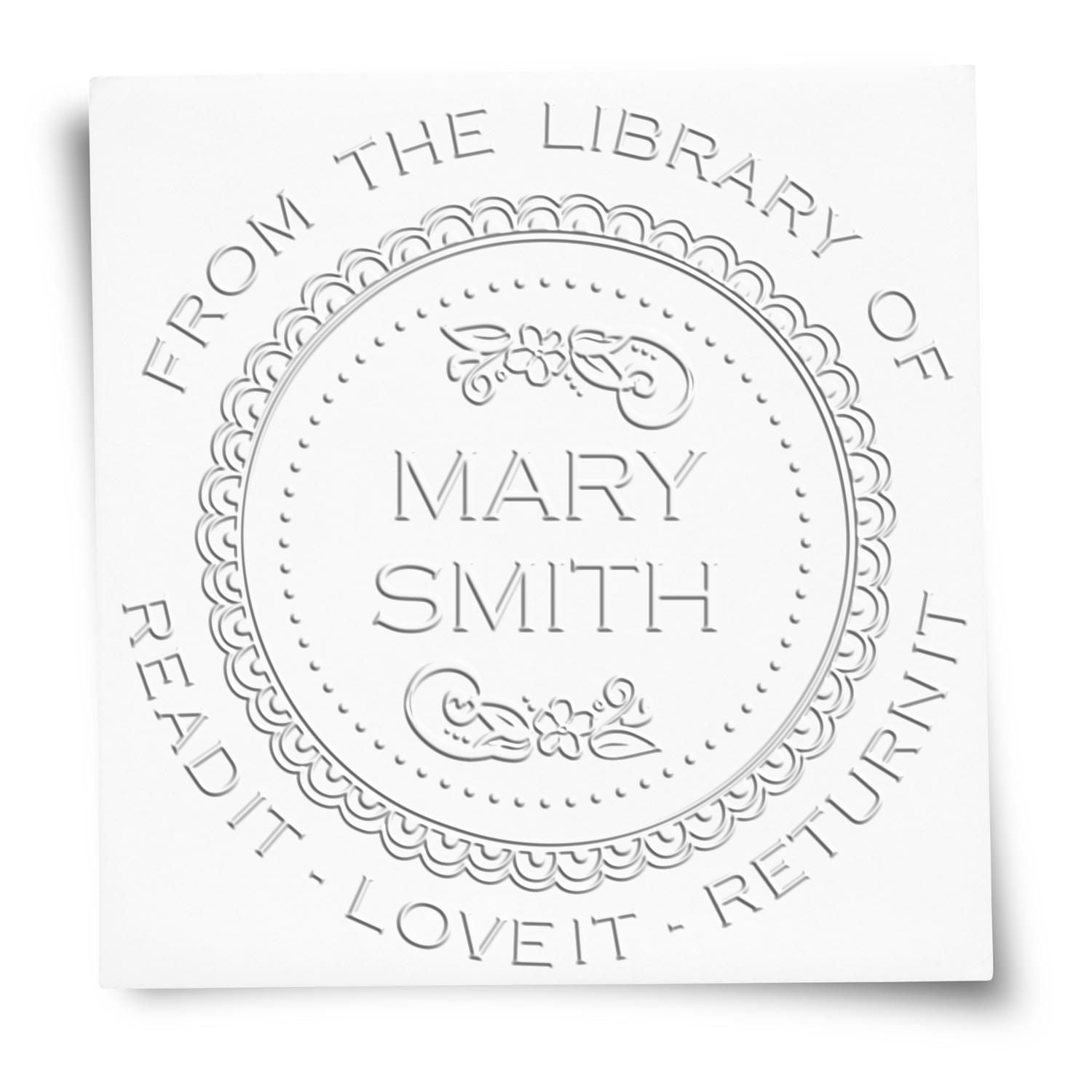 Hybrid Preppy Name Personalized Library Of Embosser - Engineer Seal Stamps