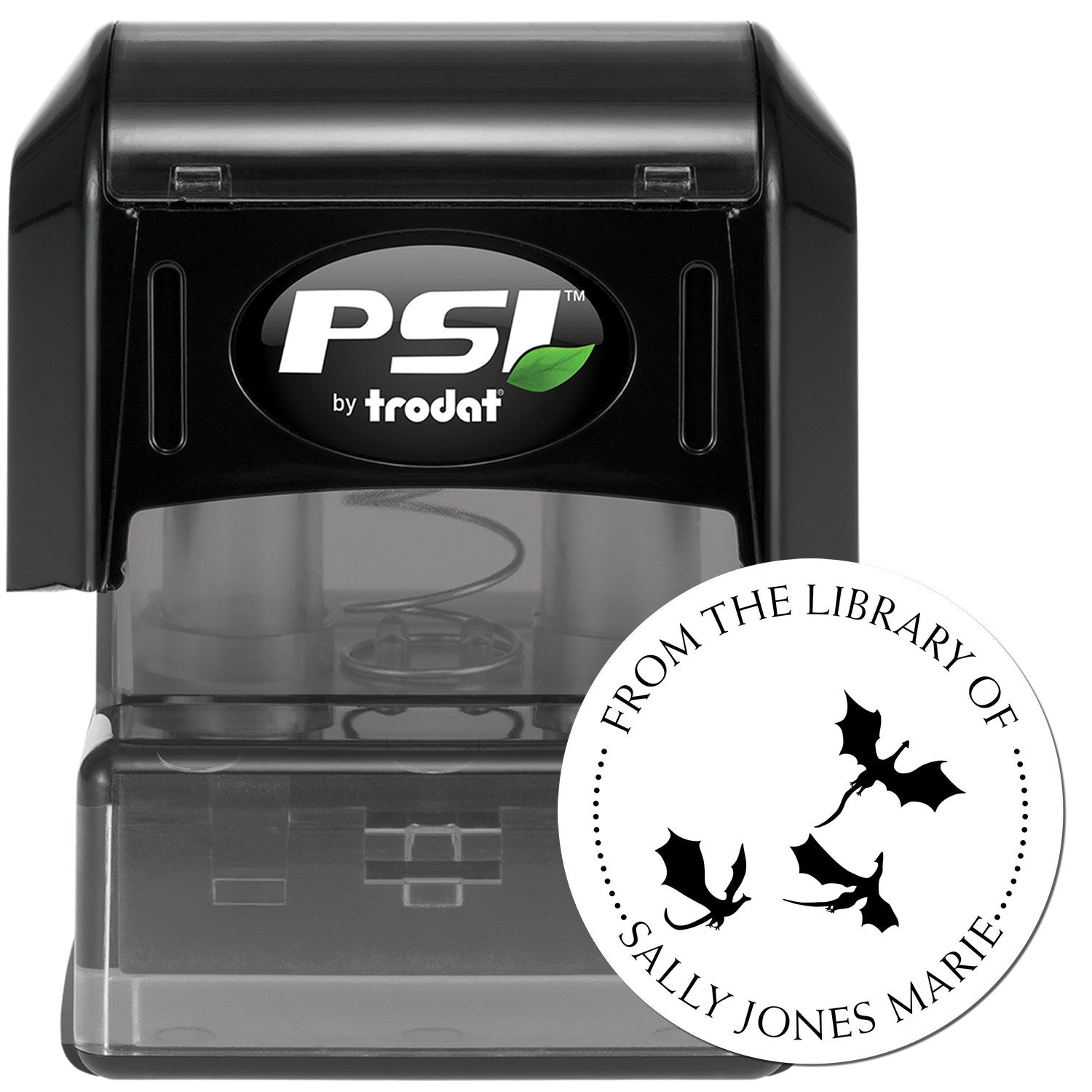 PSI Pre-Inked Secretive Dragons Custom Made Love It Stamp - Engineer Seal Stamps