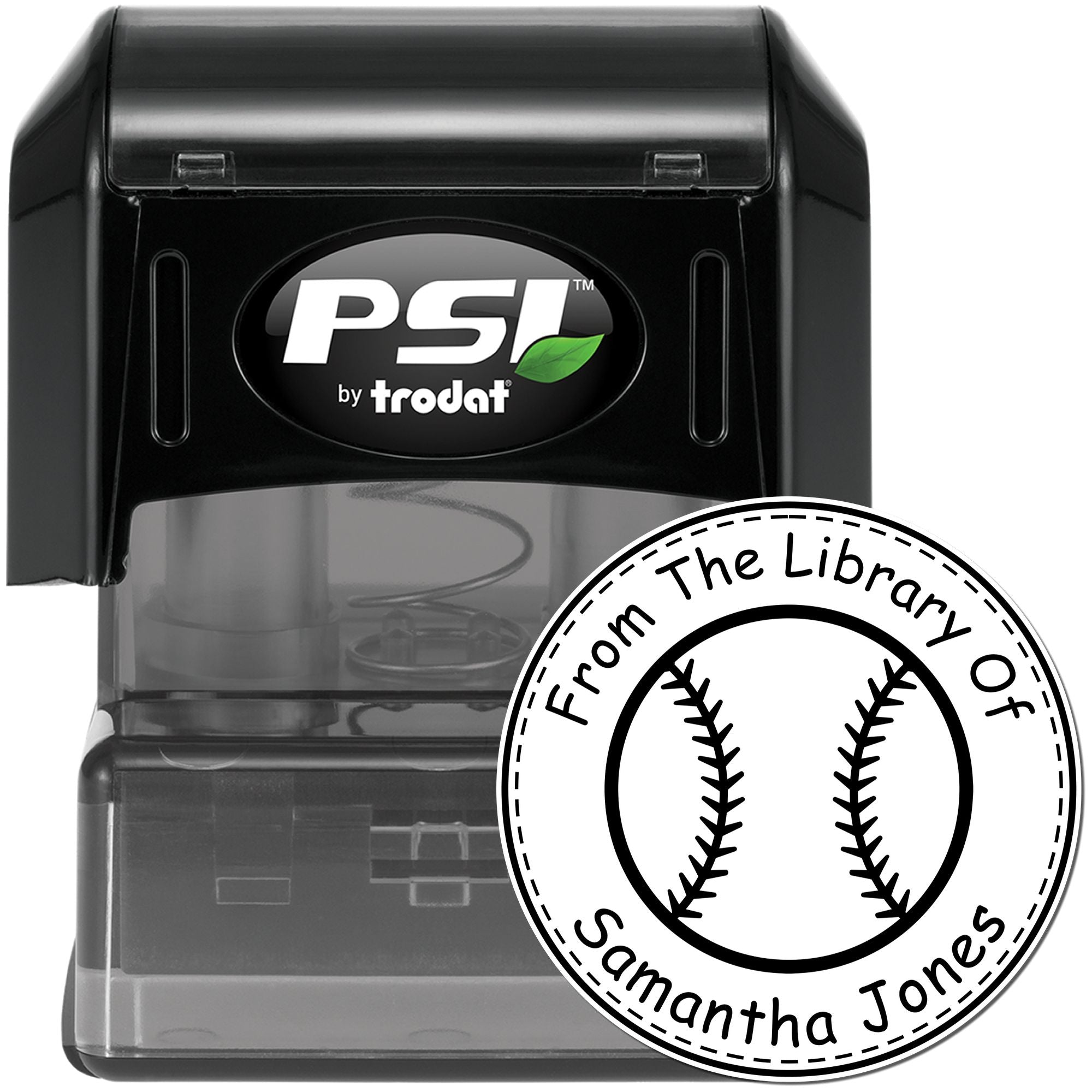 PSI Pre-Inked Skillful Baseball Custom Name Stamp - Engineer Seal Stamps