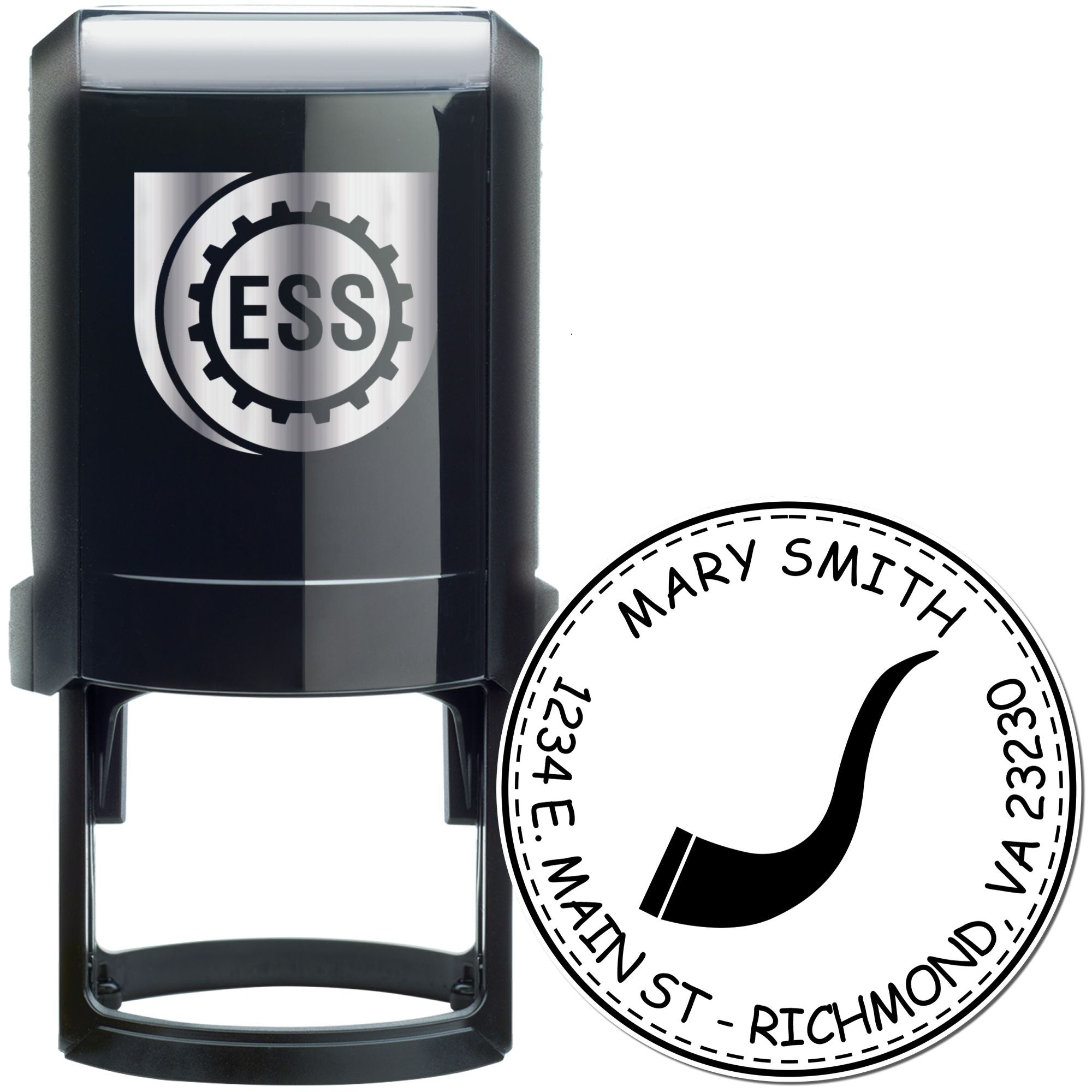 Self-Inking Noble Shofar Custom New Home Stamp - Engineer Seal Stamps