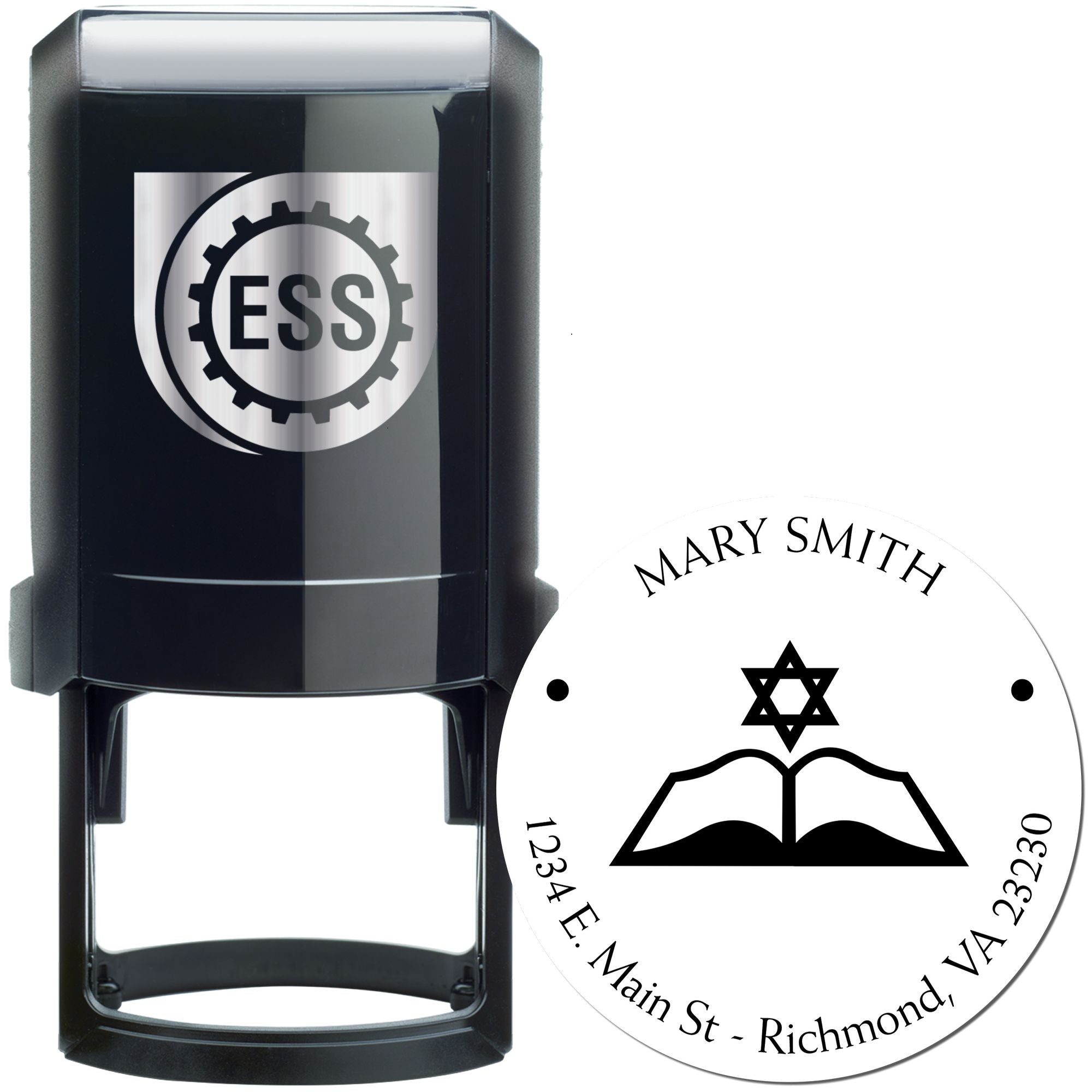 Self-Inking Spiritual Words Custom New Home Stamper - Engineer Seal Stamps