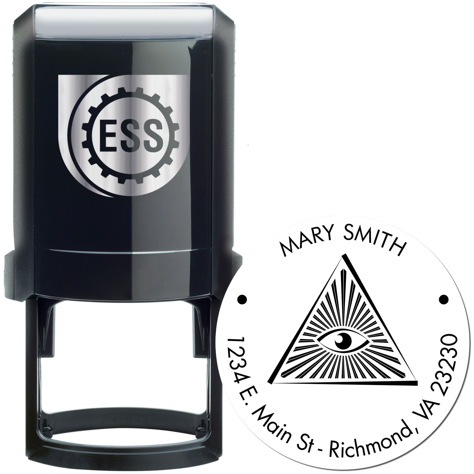 Self-Inking Elusive Masons Custom New Home Stamper - Engineer Seal Stamps