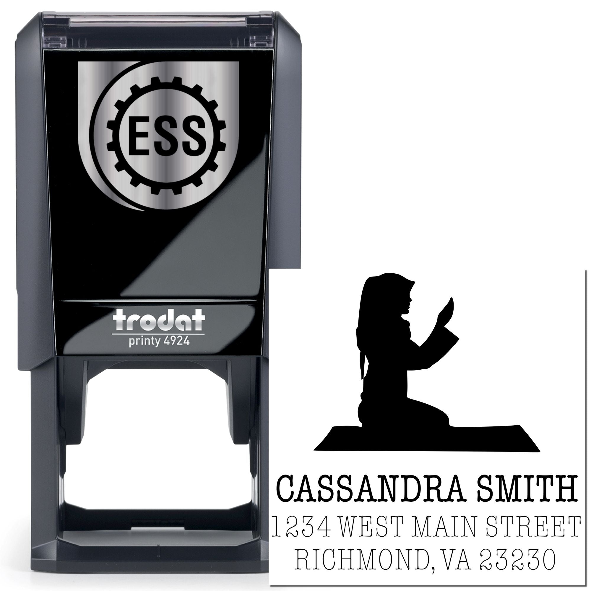 Islamic Thoughtful Prayers Personalized Envelope Stamper - Engineer Seal Stamps