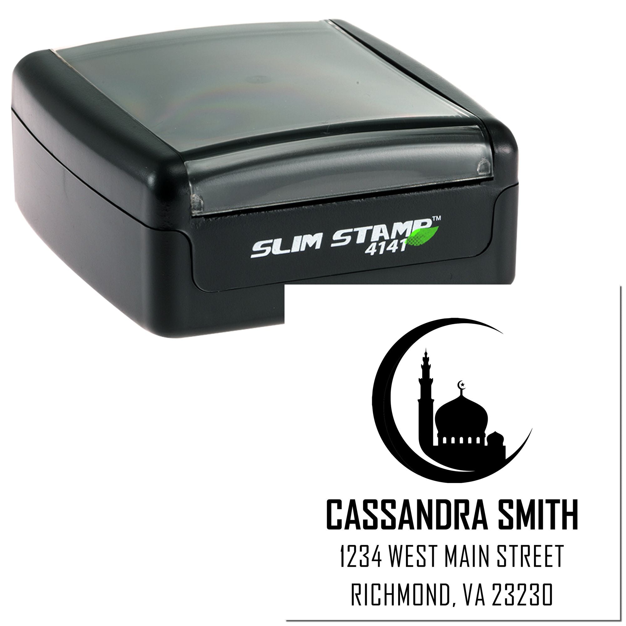 Holy Crescent Customized Address Stamp - Engineer Seal Stamps