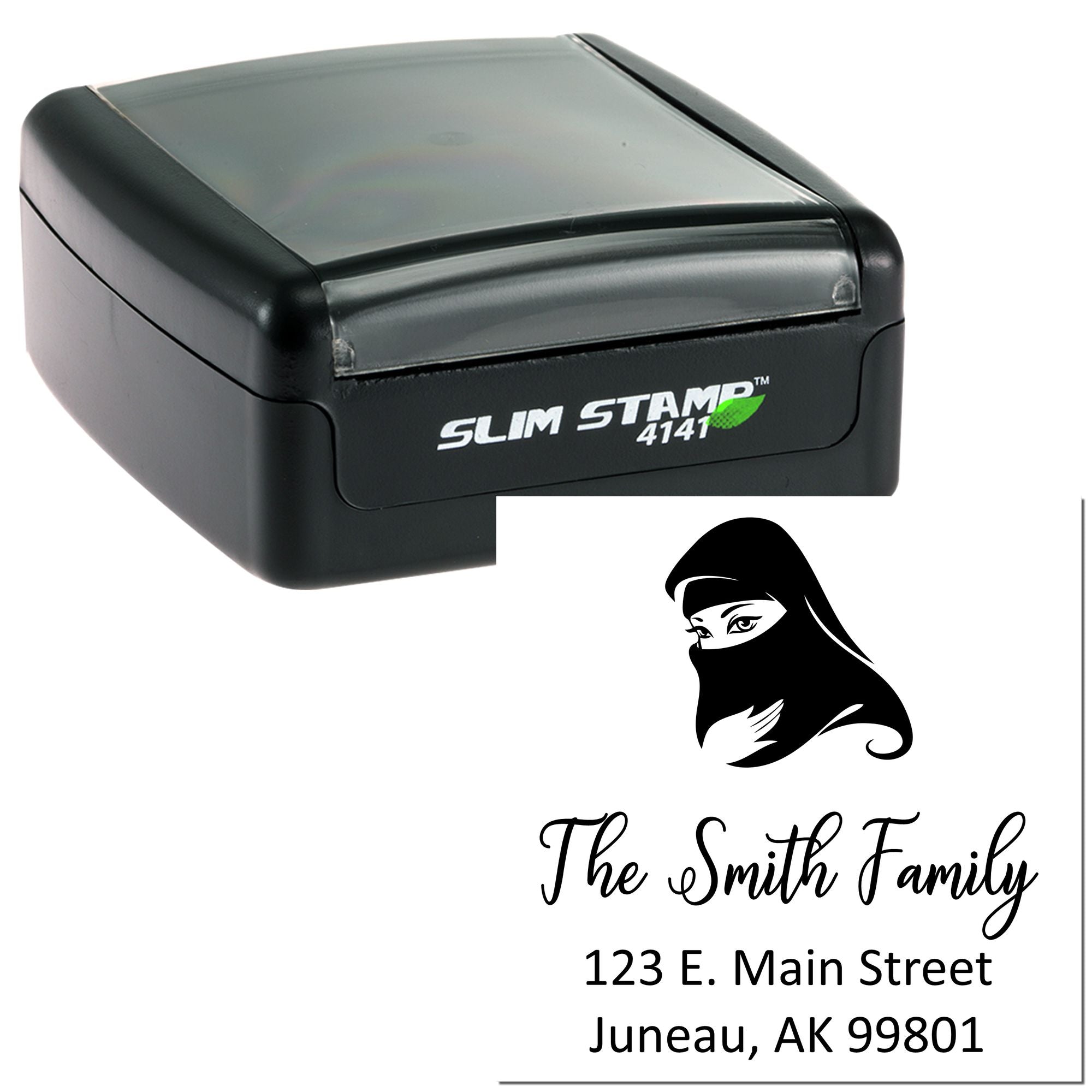 Intriguing Veil Customized Address Stamper - Engineer Seal Stamps