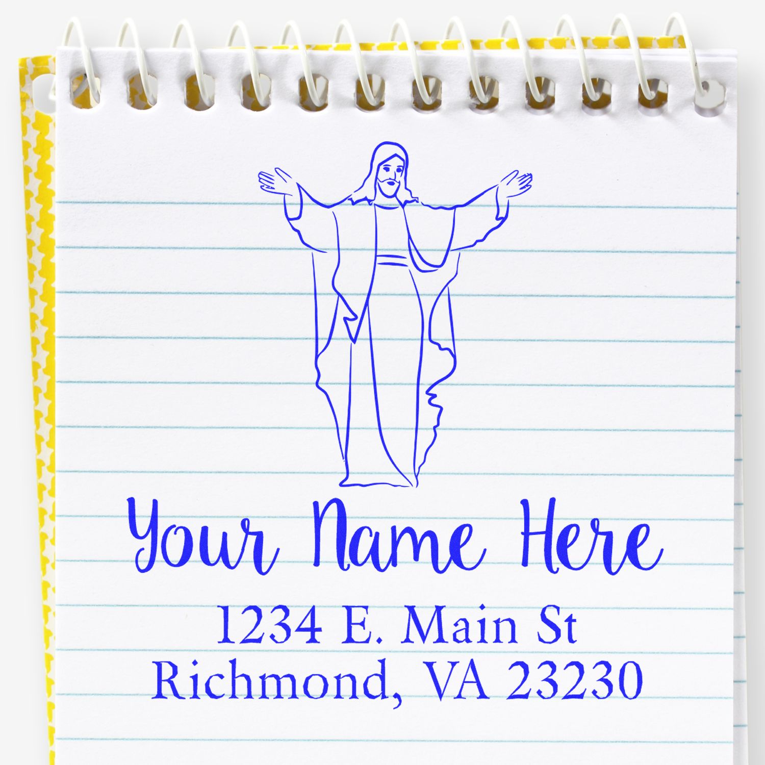 Inviting Jesus Christian Return Address Stamper Self-Inking - Engineer Seal Stamps