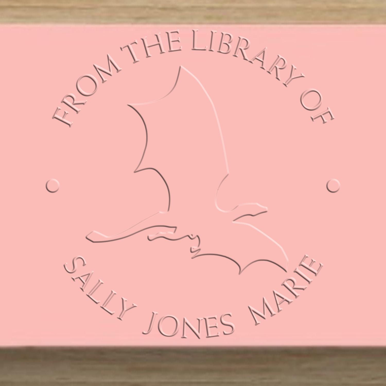 Hybrid Sky Dancer Personalized Bookworm Embosser - Engineer Seal Stamps