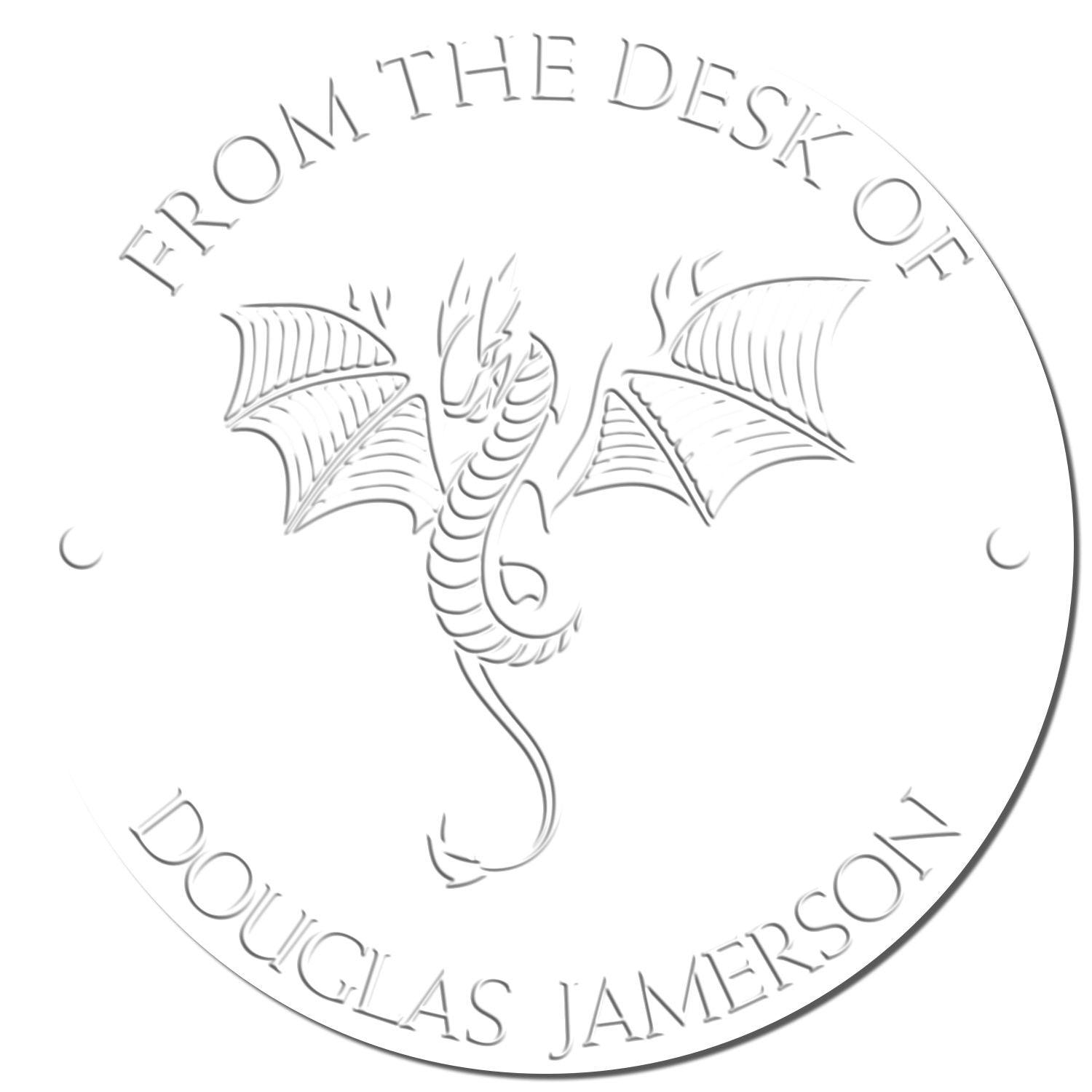 Hybrid Rainbow Ridge Personalized From The Library Of Embossing Stamp - Engineer Seal Stamps