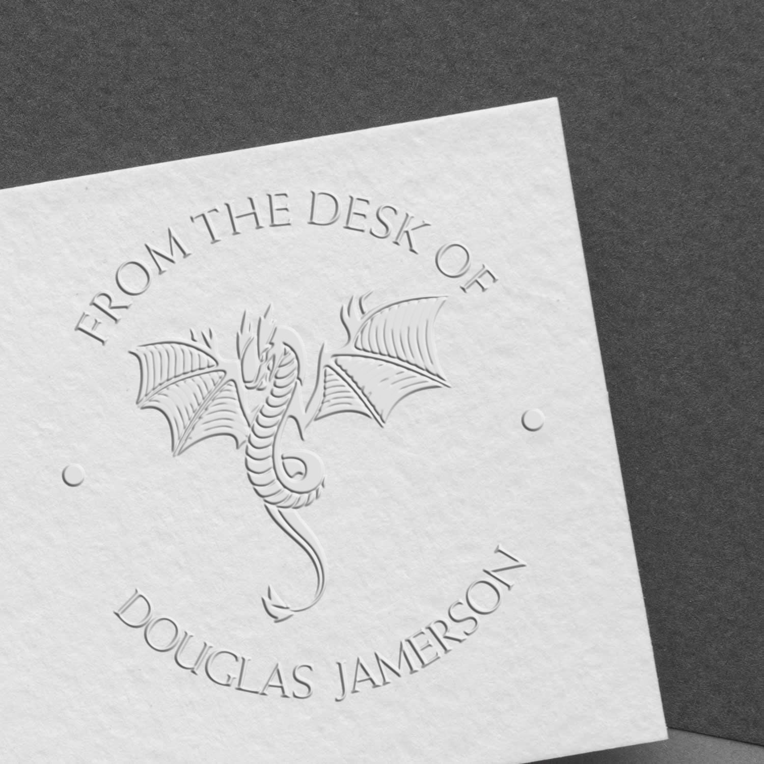 Hybrid Rainbow Ridge Personalized From The Library Of Embossing Stamp - Engineer Seal Stamps