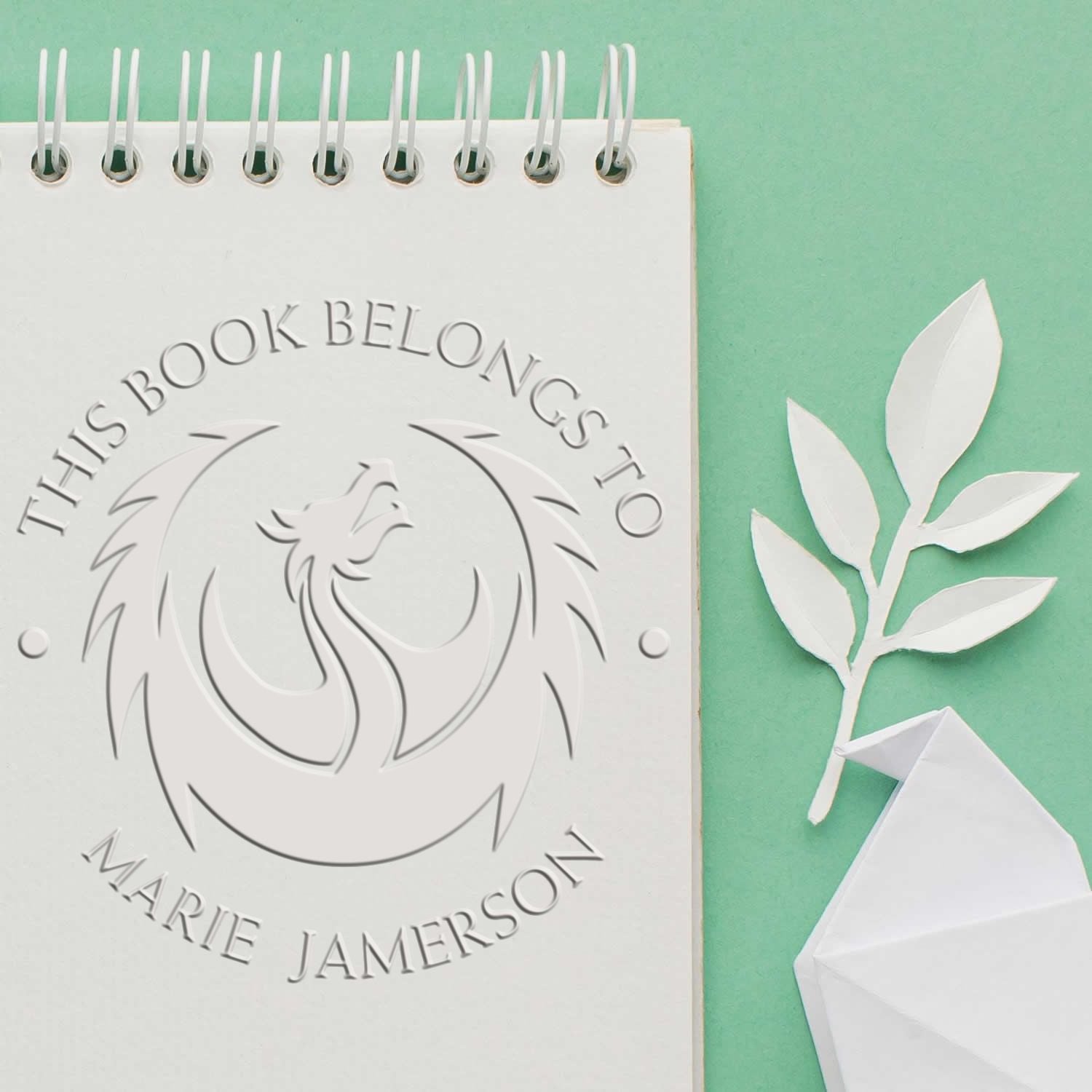 Soft Breeze Blaze Personalized Book Lover Embosser