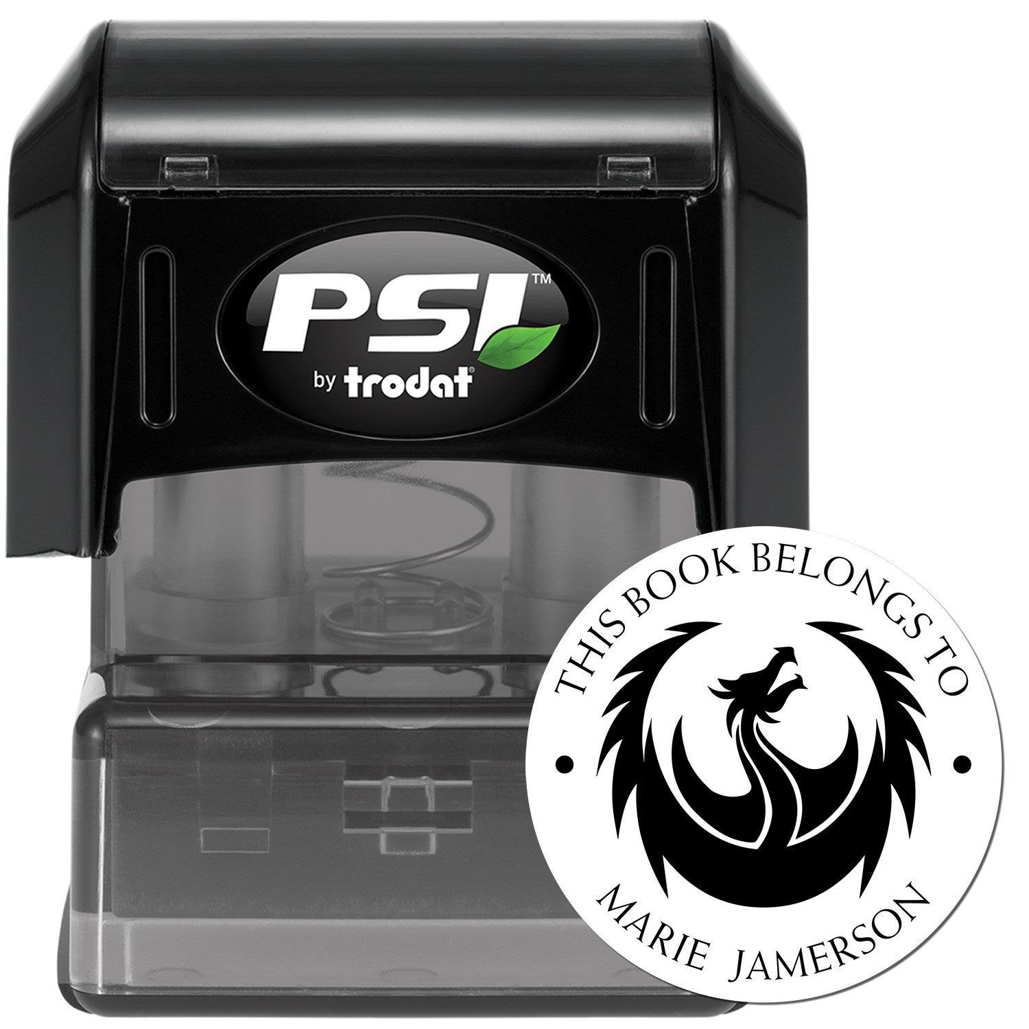 PSI Pre-Inked Breeze Blaze Personalized Book Belongs to Stamper - Engineer Seal Stamps