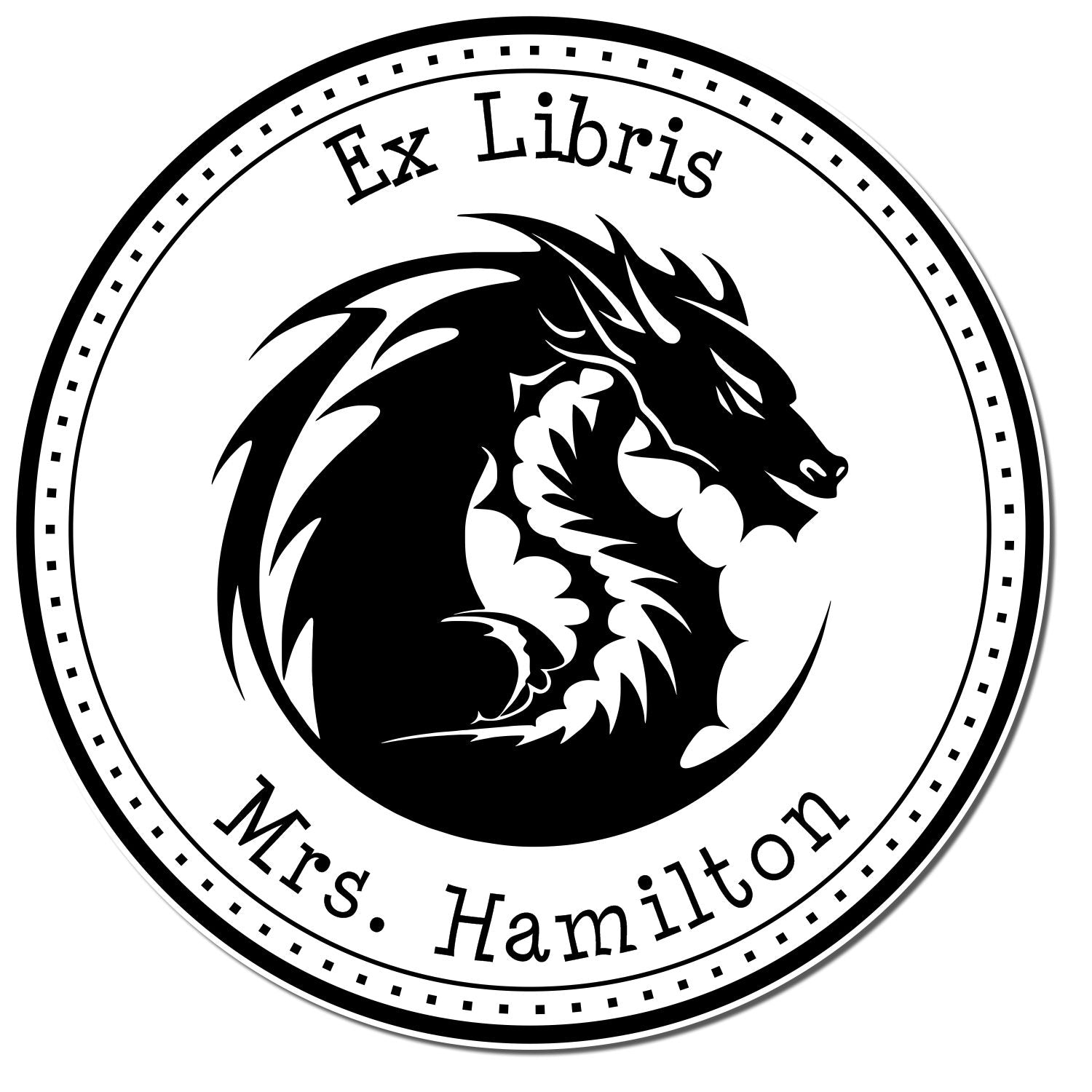 PSI Pre-Inked Comet Blast Custom Made Love It Stamper - Engineer Seal Stamps