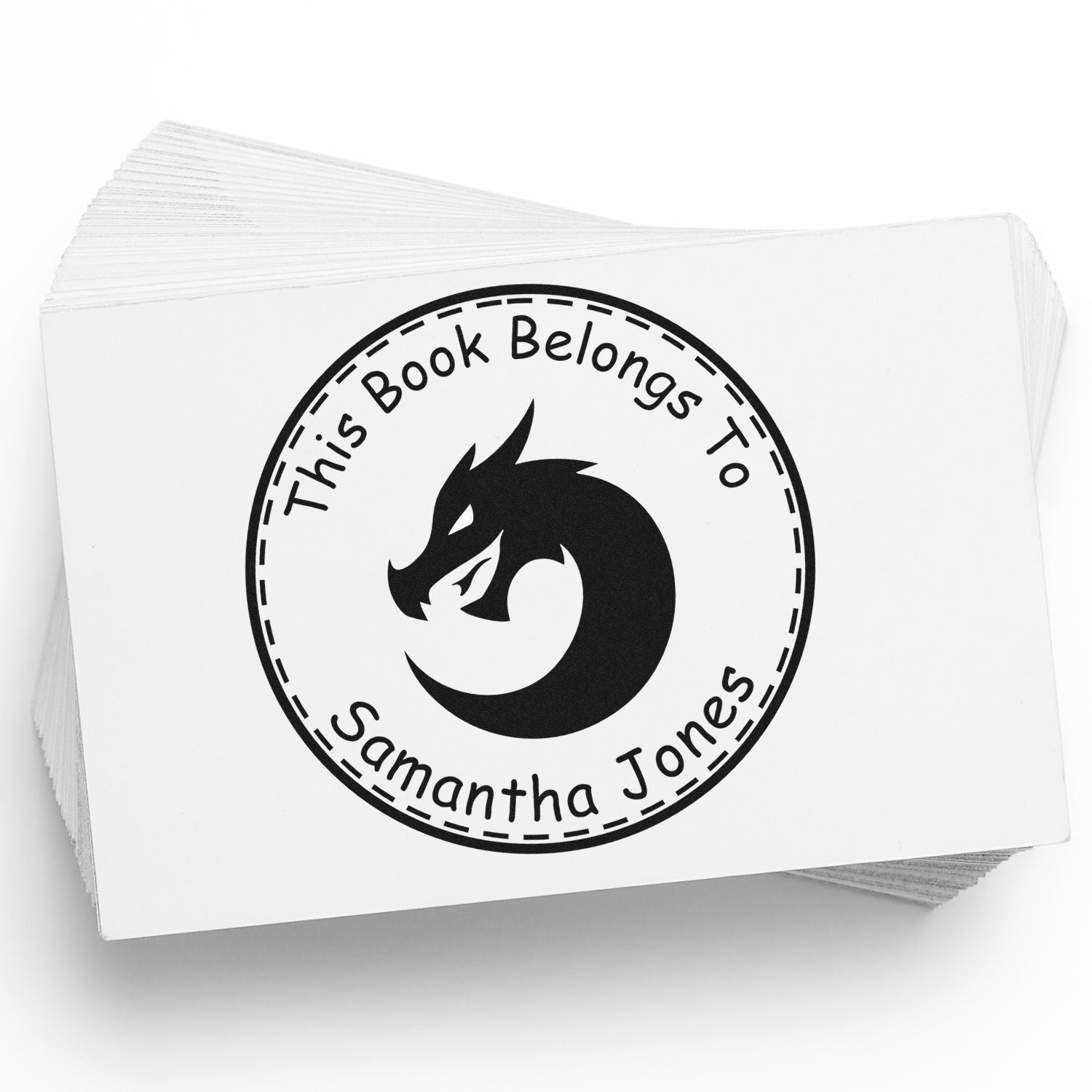 Pre-Inked Quake Stomper Personalized From The Library Of Stamper - Engineer Seal Stamps