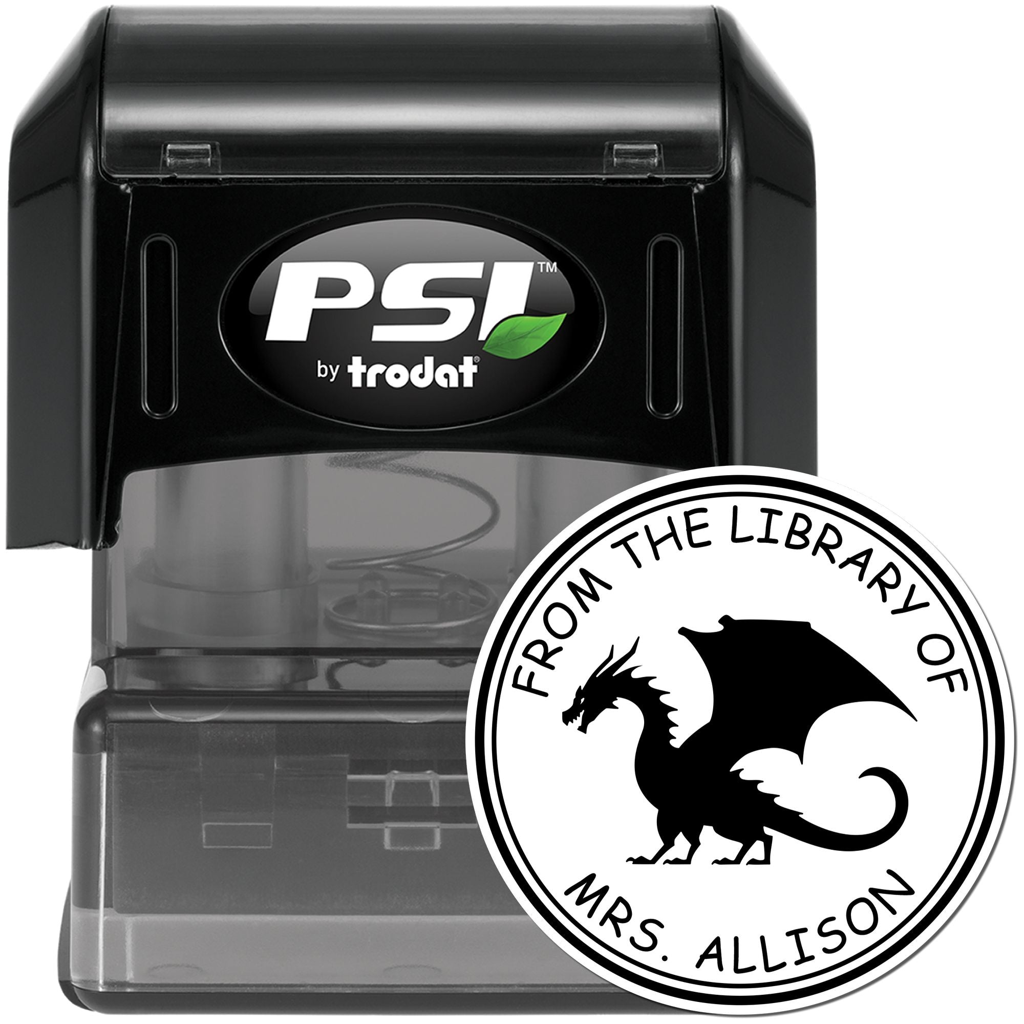 PSI Pre-Inked Galaxy Glider Custom Made Name Inscription Stamper - Engineer Seal Stamps