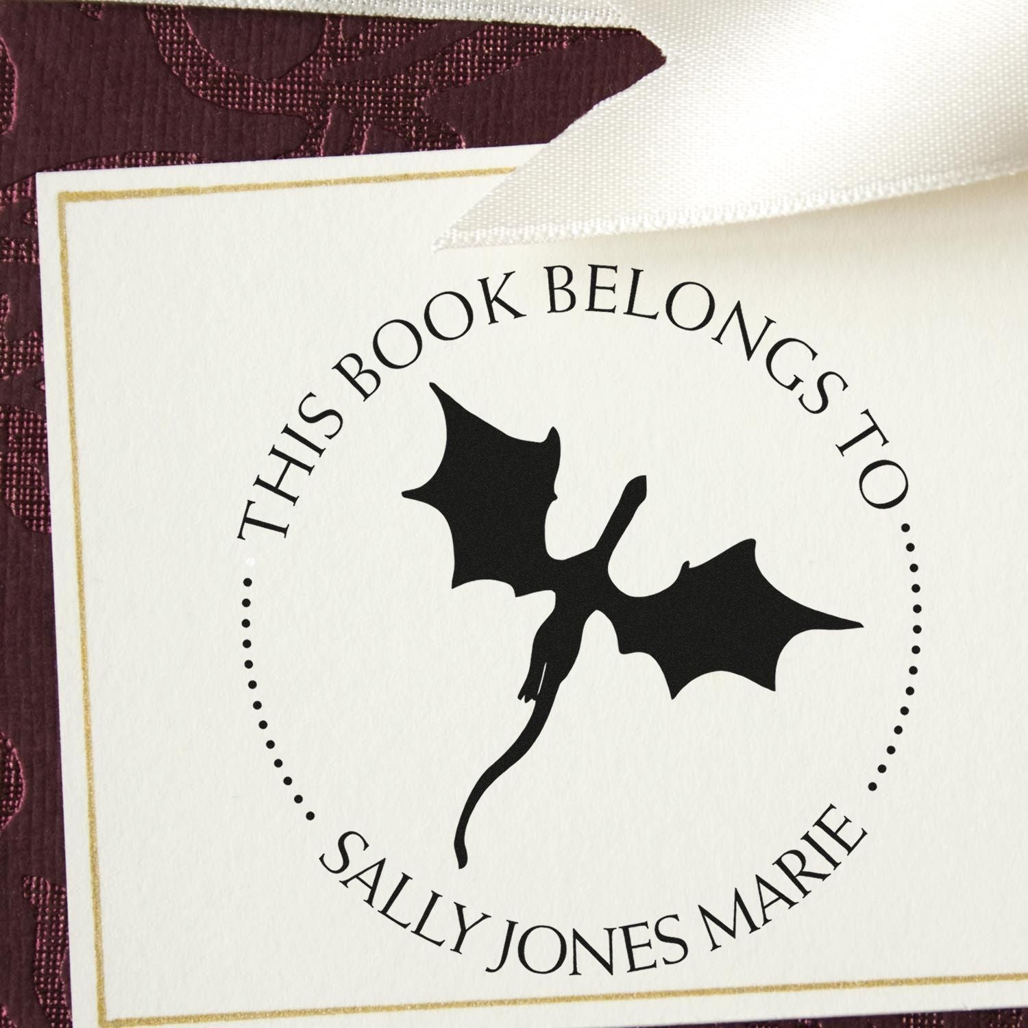 PSI Pre-Inked Cosmos Chaser Custom Made Read It Love It Stamp - Engineer Seal Stamps