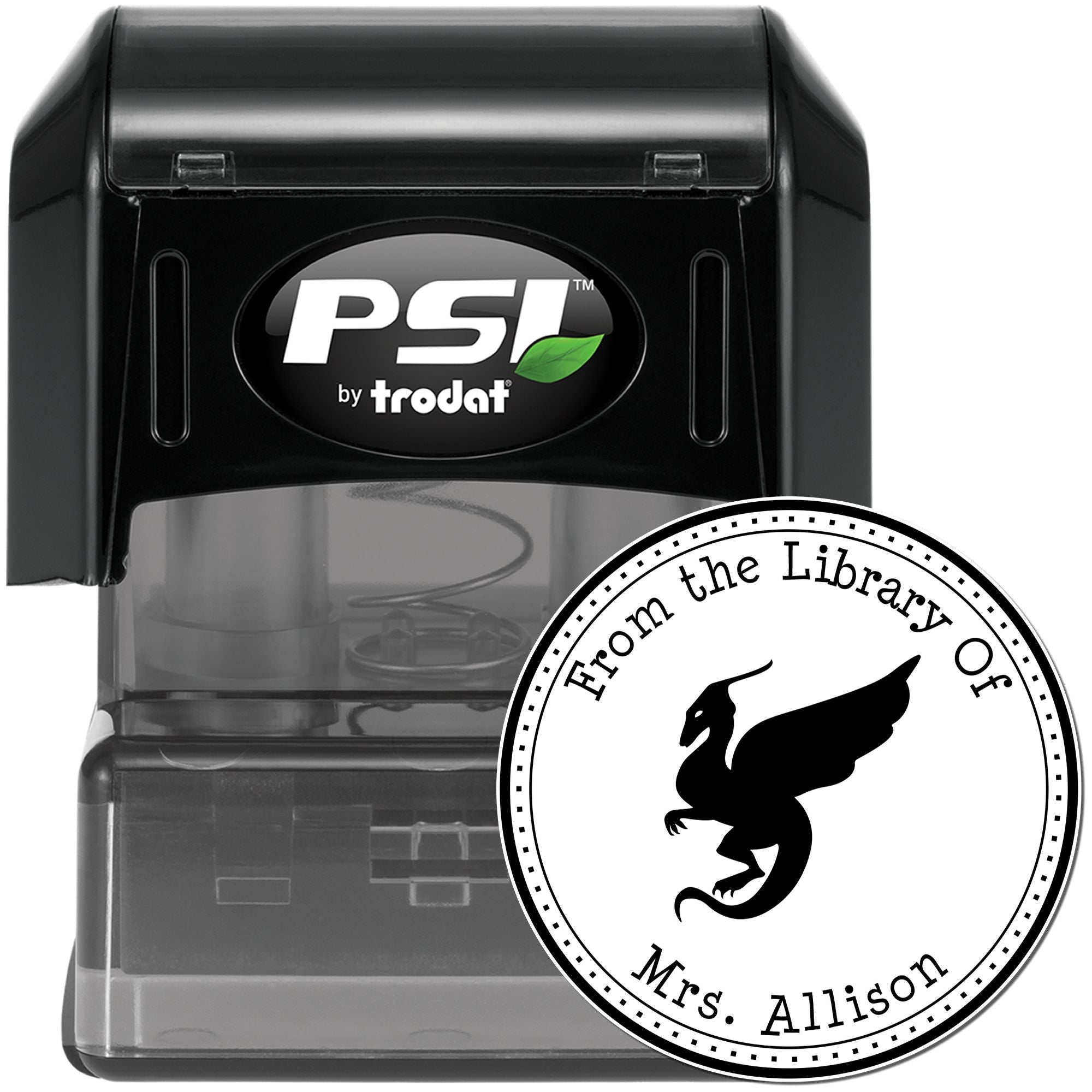 PSI Pre-Inked Orion Smoke Custom Made Read It Love It Return It Stamper - Engineer Seal Stamps