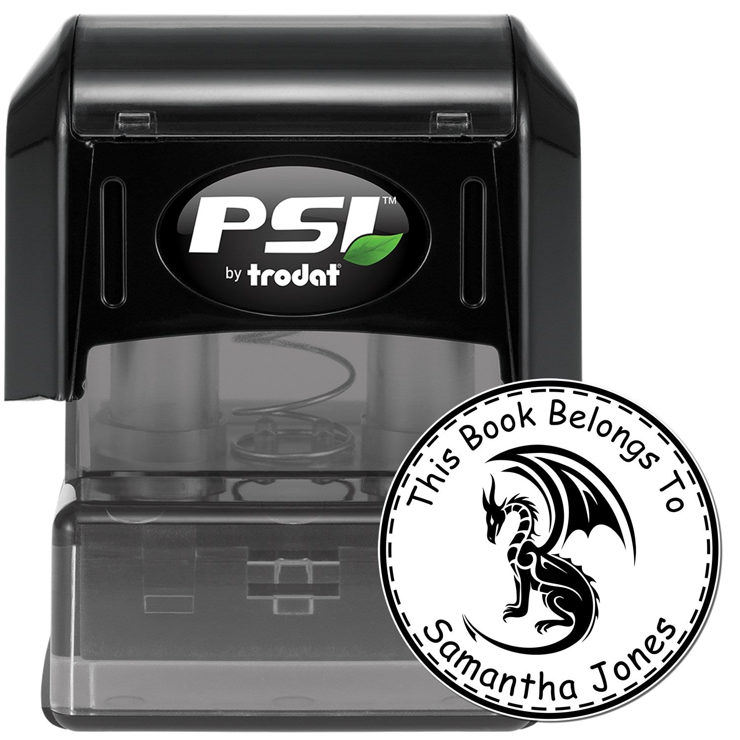 PSI Pre-Inked Flame Hearted Custom Made Reader Stamp - Engineer Seal Stamps