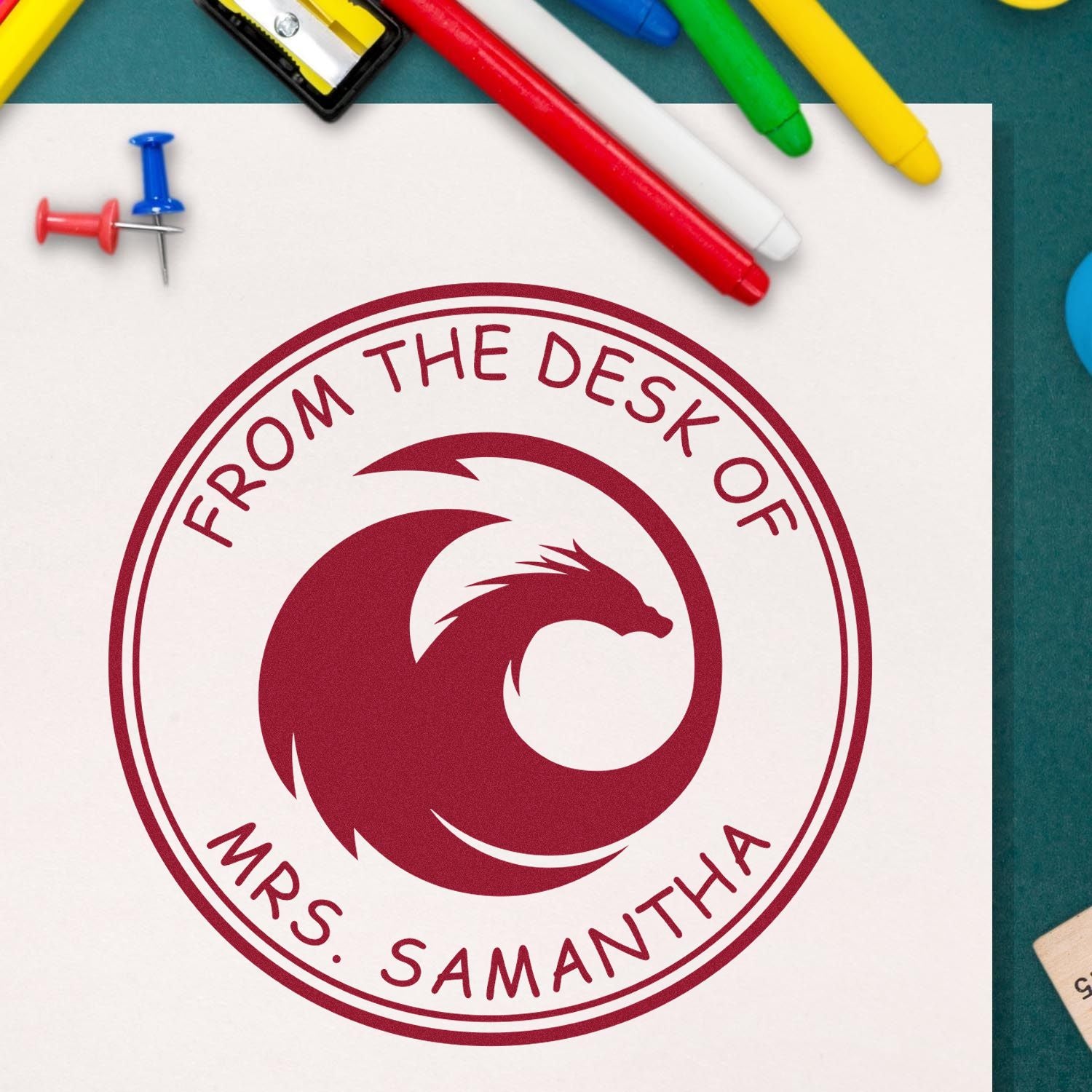 PSI Pre-Inked Eclipse Echo Custom Made Reader Stamper - Engineer Seal Stamps