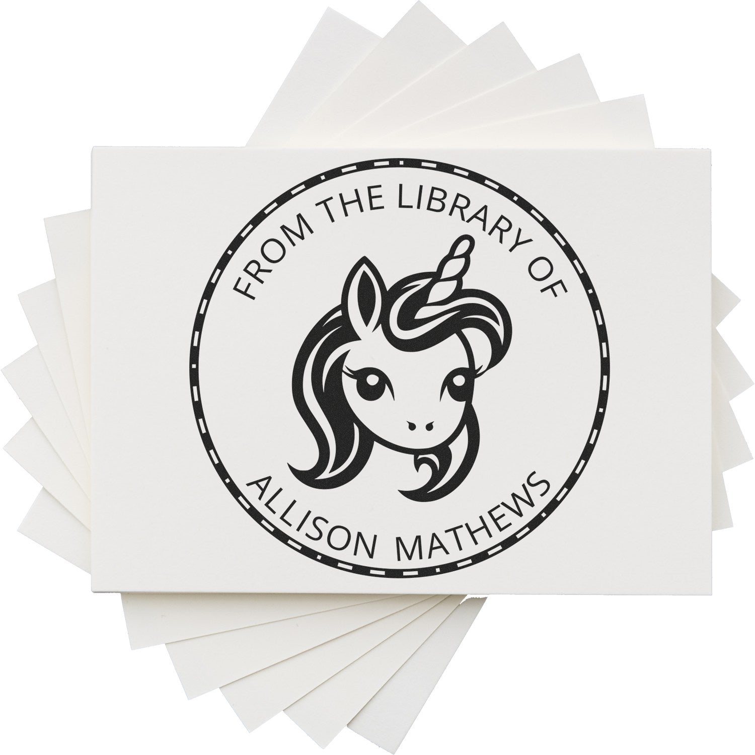 Celestialtrail Magical Unicorn Self-Inking Custom From The Private Collection Of Stamp