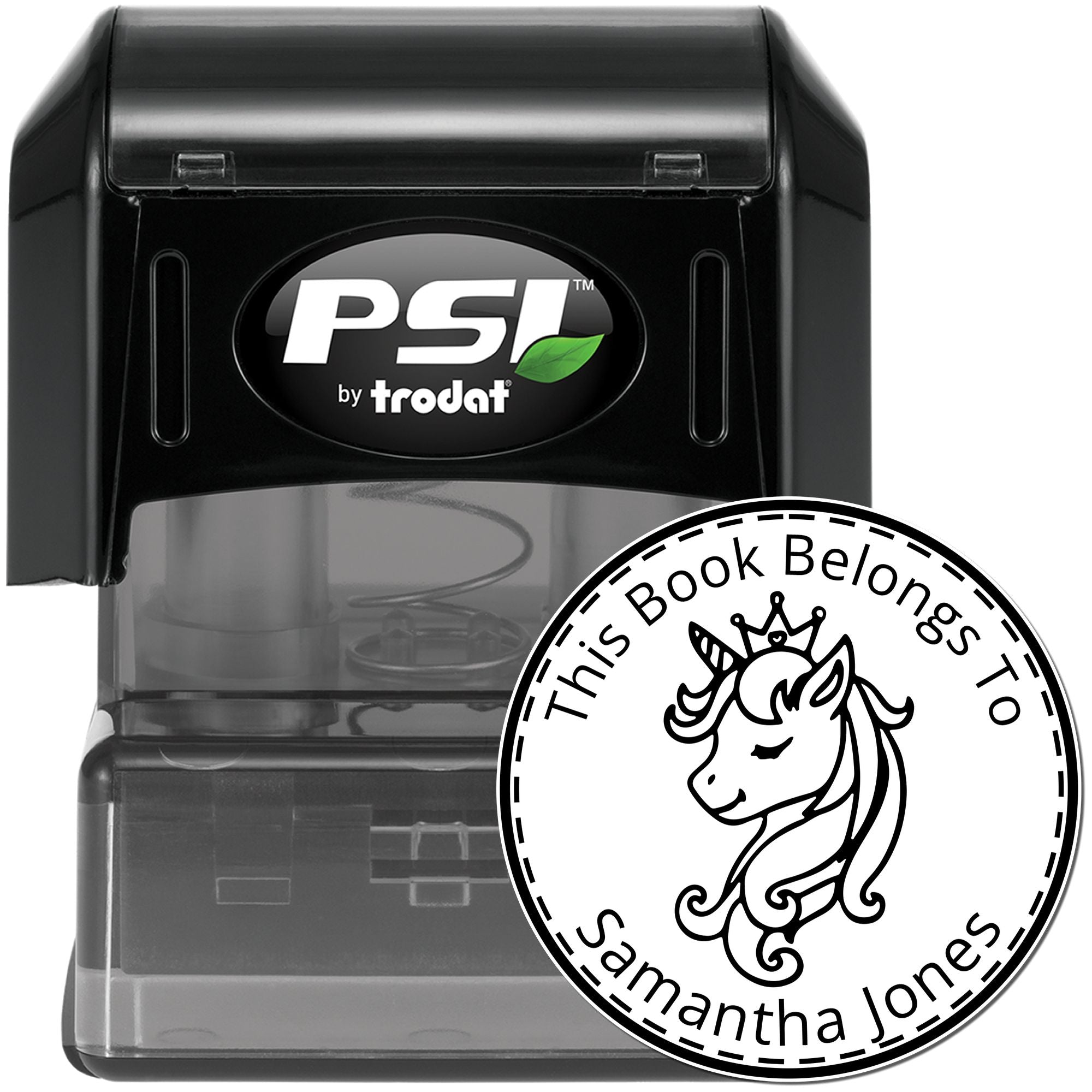 Radiantgallop Unicorn Pre-Inked Customized From The Private Library Of Stamp