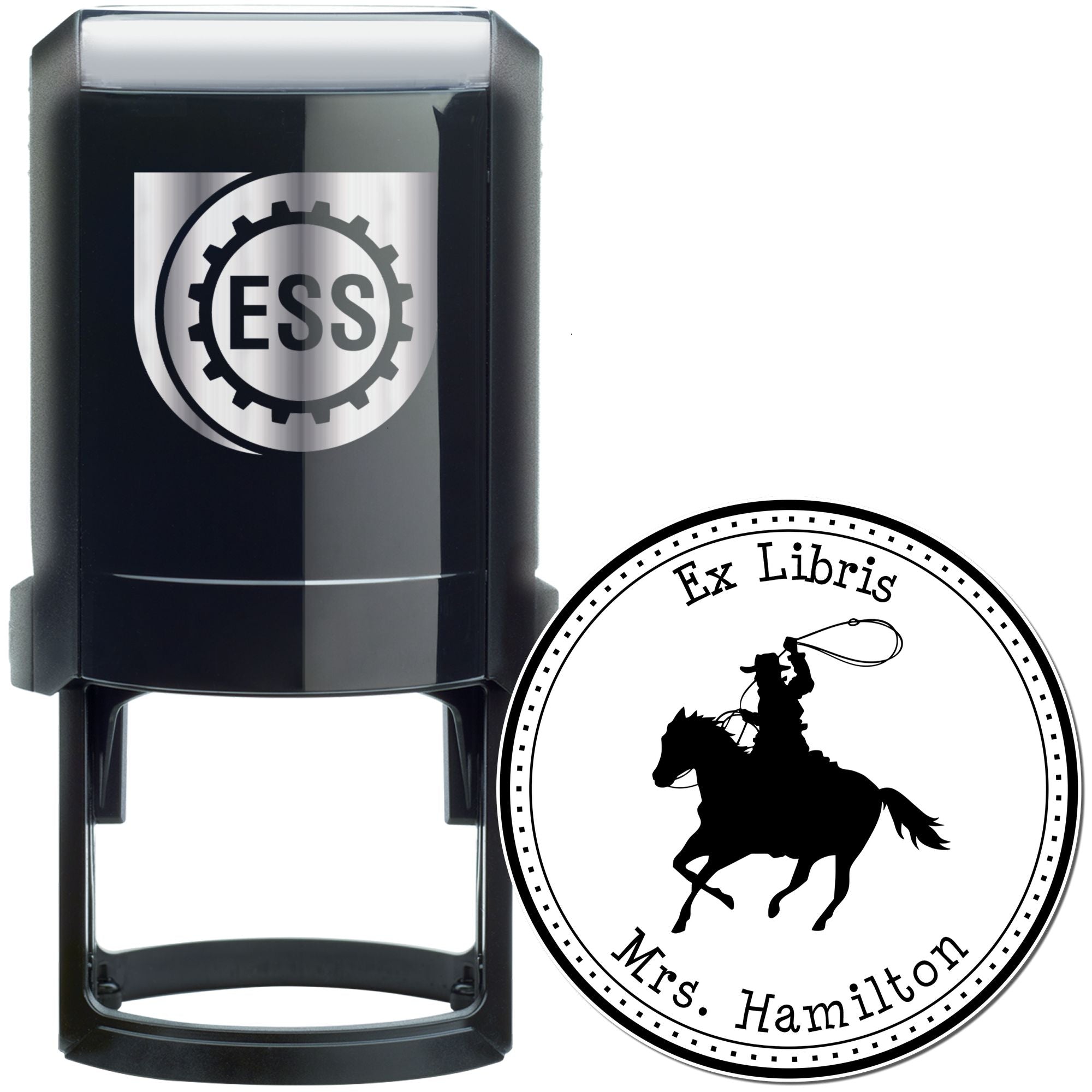 Silent Promise Equestrian Self-Inking Personalized From The Collection Of Stamp