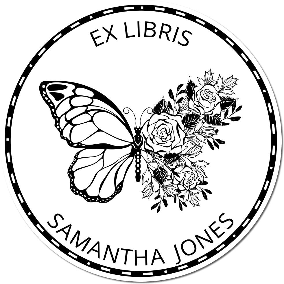 Aurora Mythical Fairy Self-Inking Customized Ex Libris Art Stamp - Engineer Seal Stamps