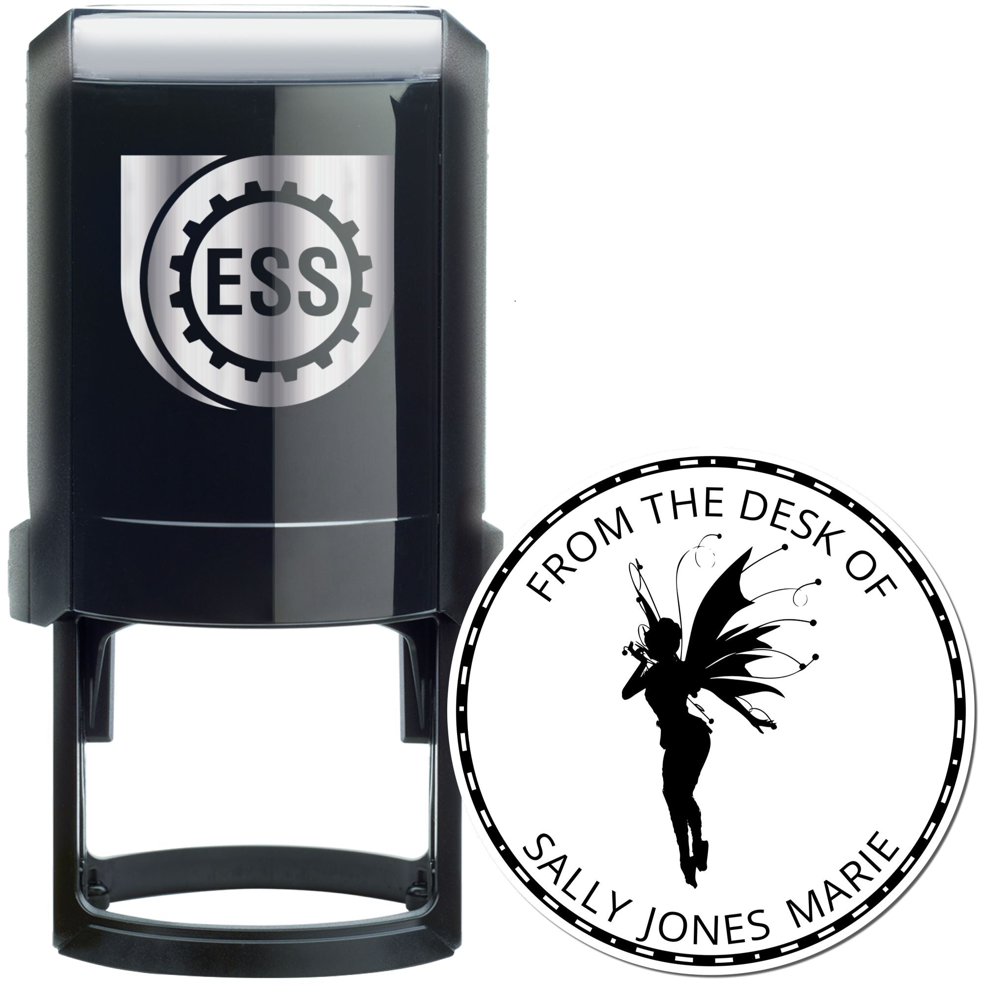 Faye Magical Fairy Self-Inking Customized Book Initial Stamp