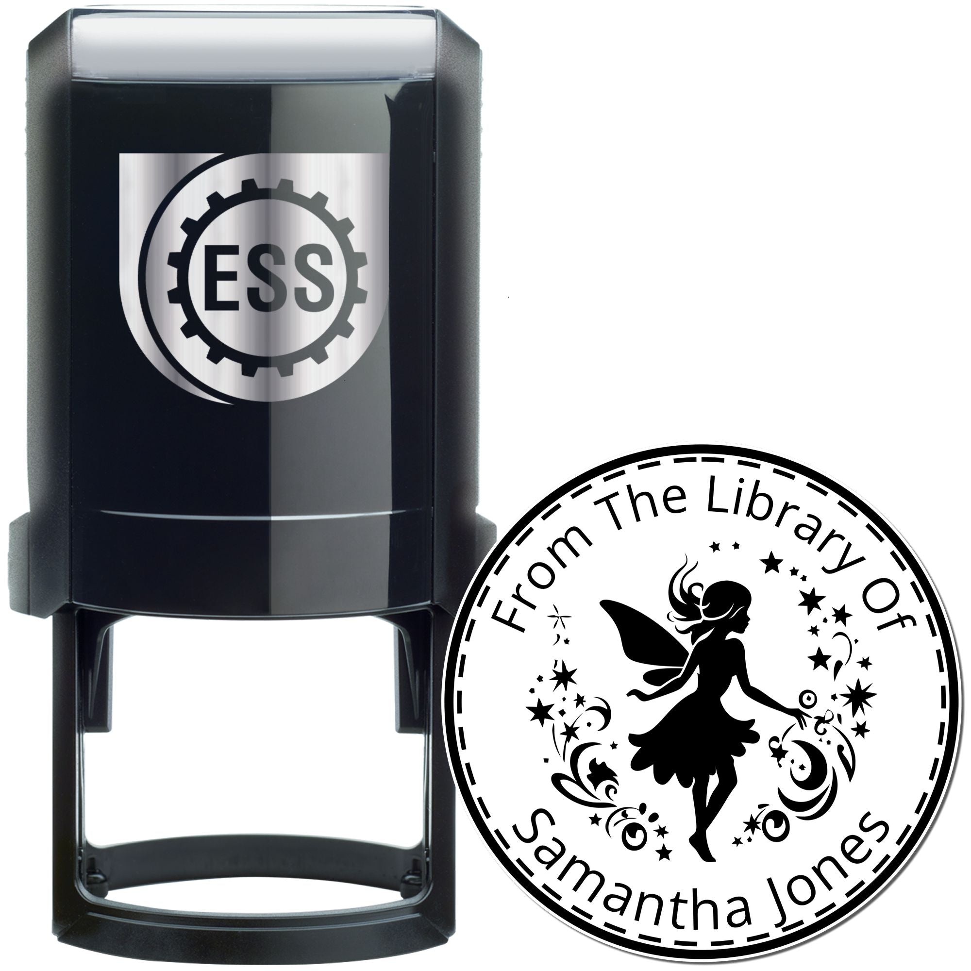 Meadow Magical Fairy Self-Inking Customized Bookplate Sticker Stamp