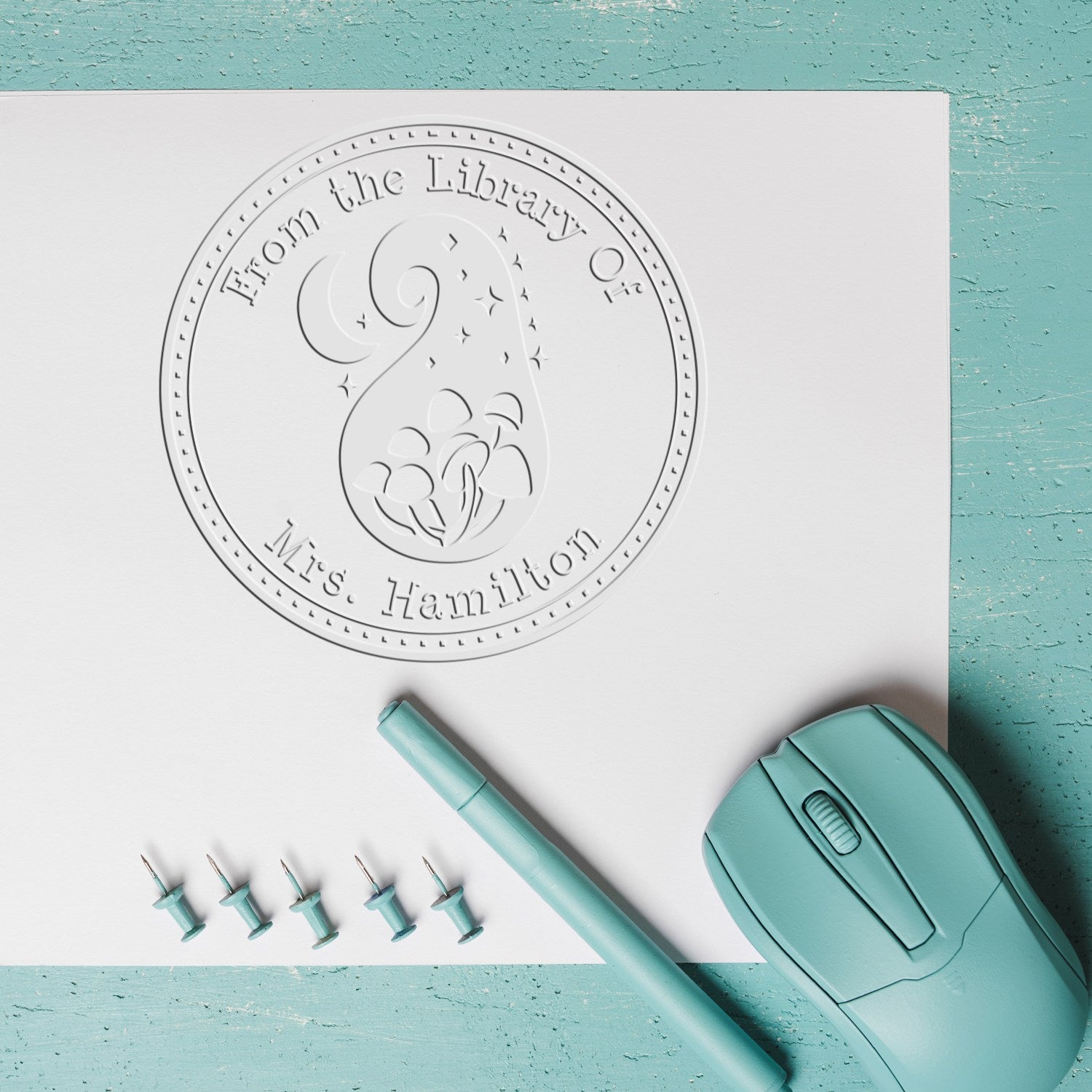 Twilight Tubercle Spore Handheld Personalized Book Property Embossing Seal