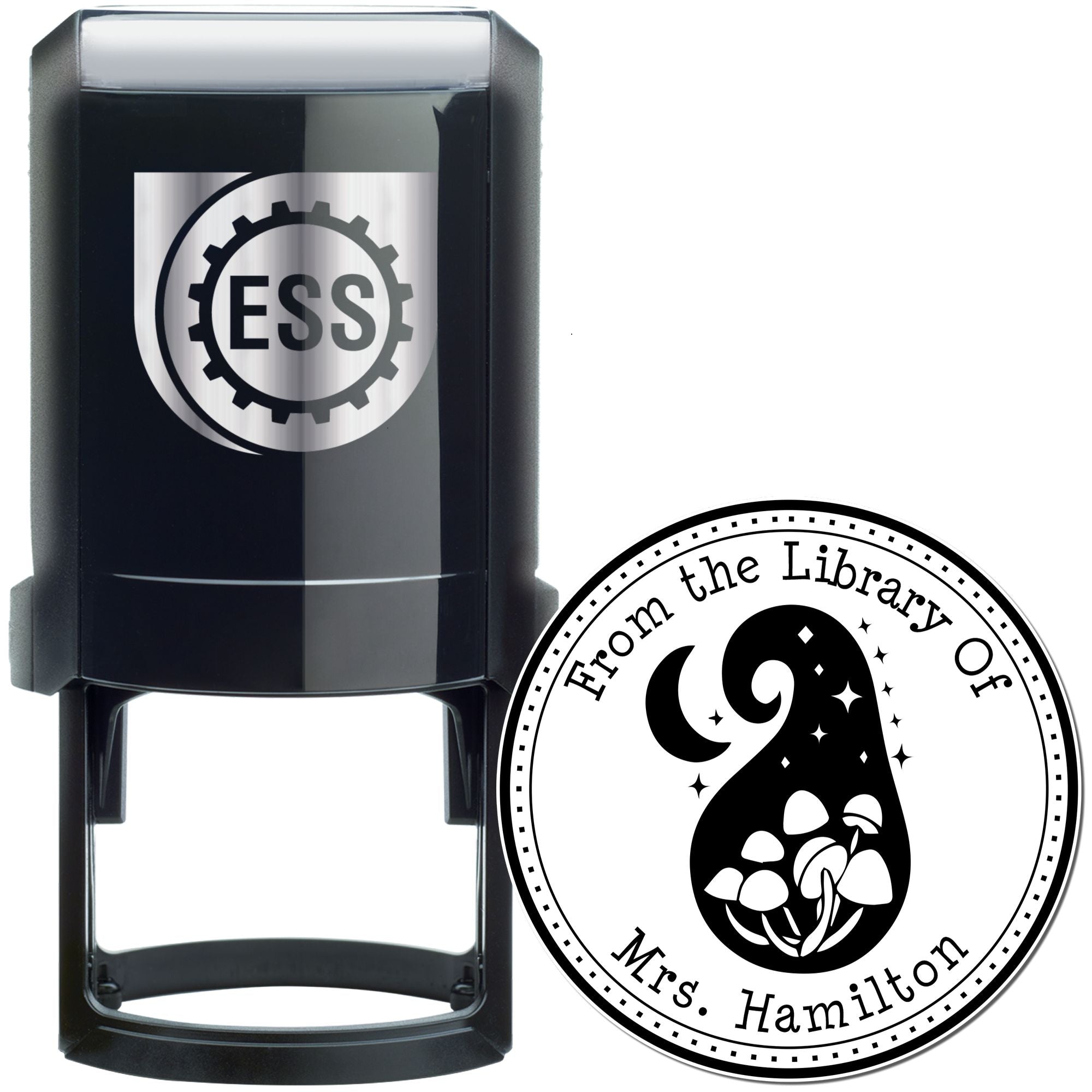 Twilight Tubercle Spore Self-Inking Customized Library Stamp