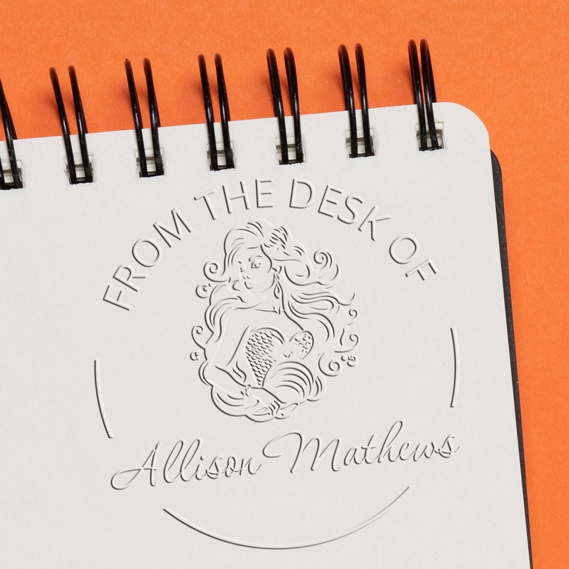 Lorelei Tidemist Mythical Mermaid Desk Custom-Made From The Private Collection Of Embosser - Engineer Seal Stamps