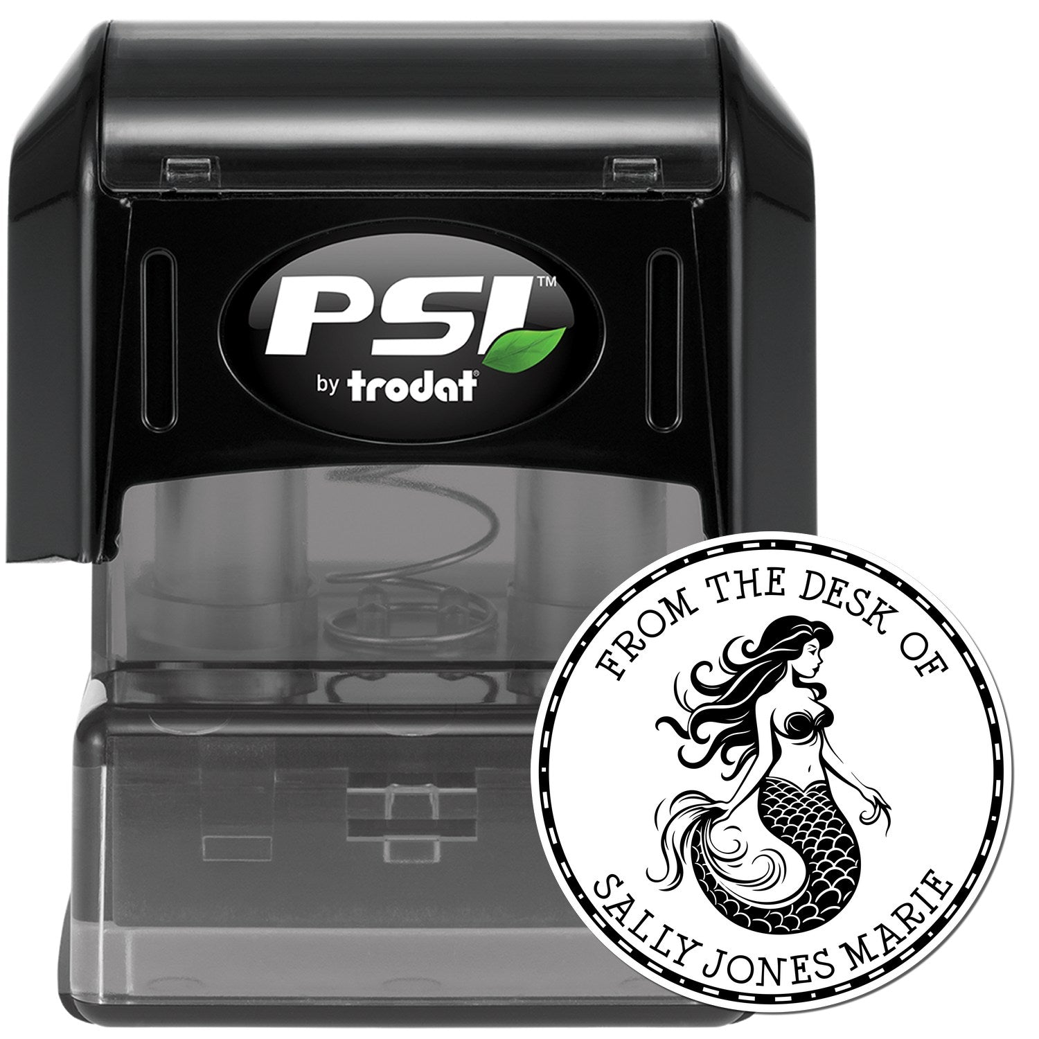 Selene Starfish Mythical Mermaid Pre-Inked Personalizable From The Private Library Of Stamp