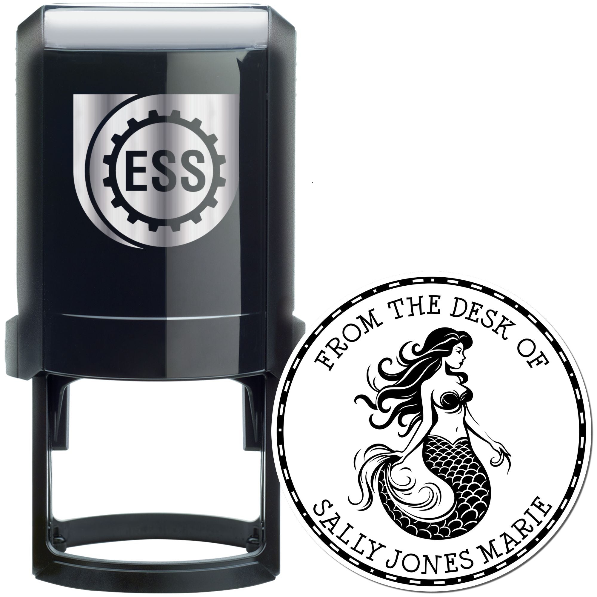 Selene Starfish Mythical Mermaid Self-Inking Customized From The Library Of Design Stamp