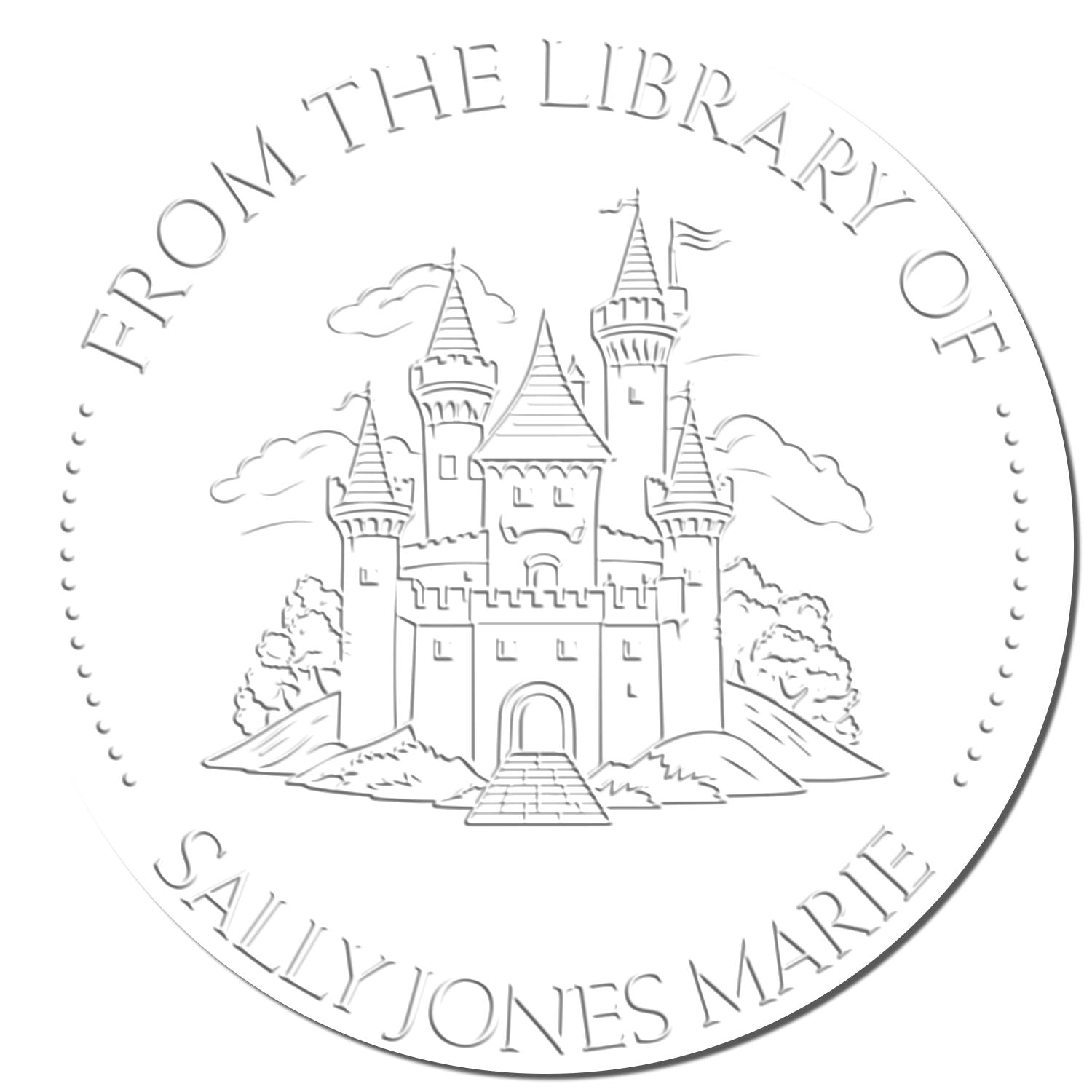 Soft Fortress of Solitude Castle Customized Library Of Embosser