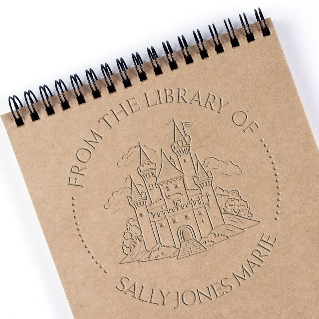 Fortress of Solitude Castle Handheld Personalized Library Name Seal - Engineer Seal Stamps