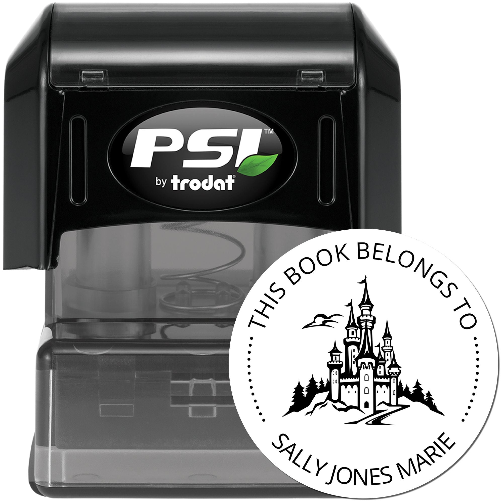 Ravenhold Castle Pre-Inked Personalizable Ex Libris Stamp