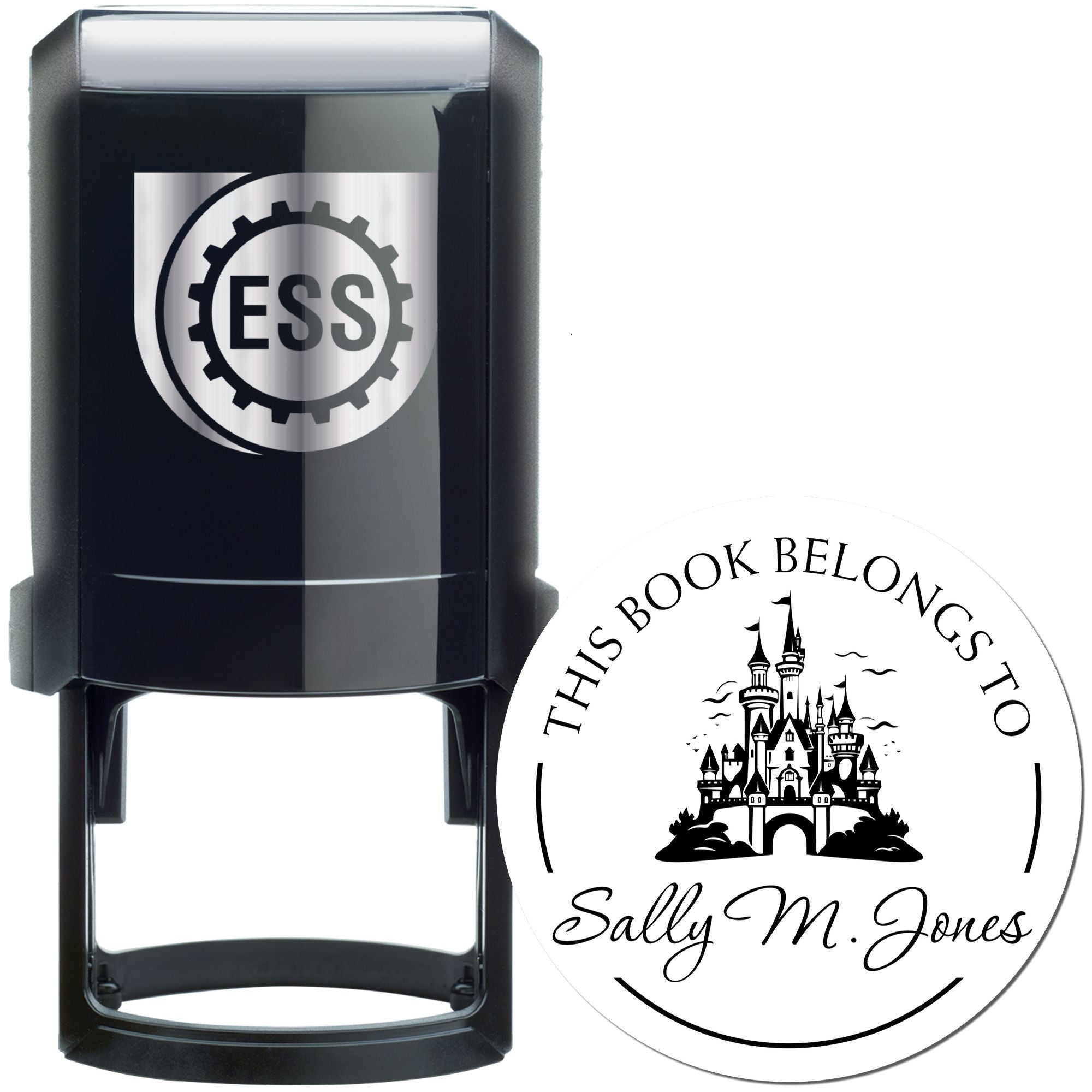 Eagle's Nest Castle Self-Inking Customized Book Mark Stamp