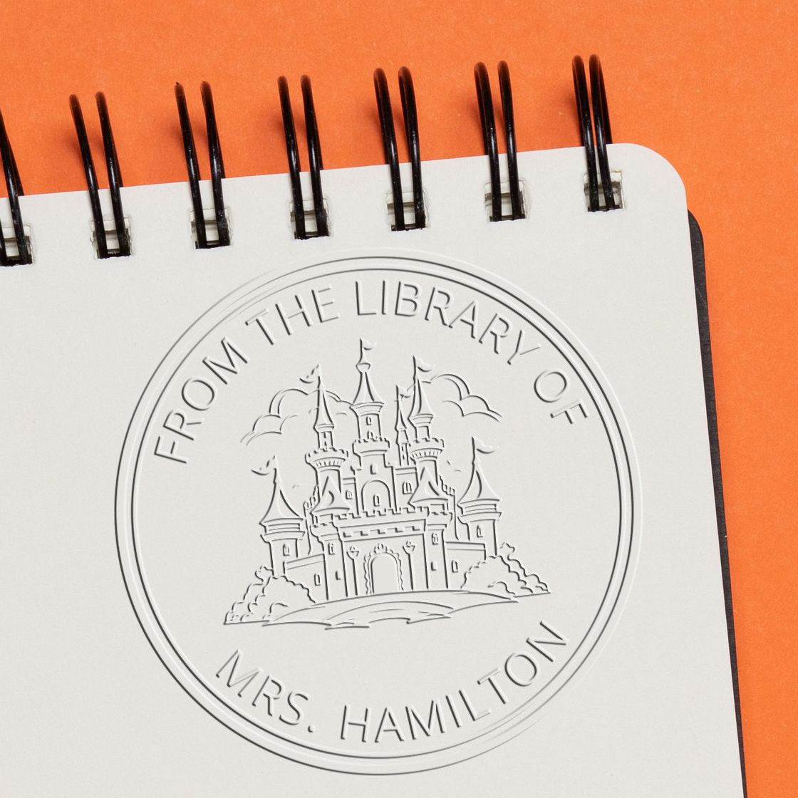 Mystic Towers Castle Hybrid Customized Book Marking Seal - Engineer Seal Stamps