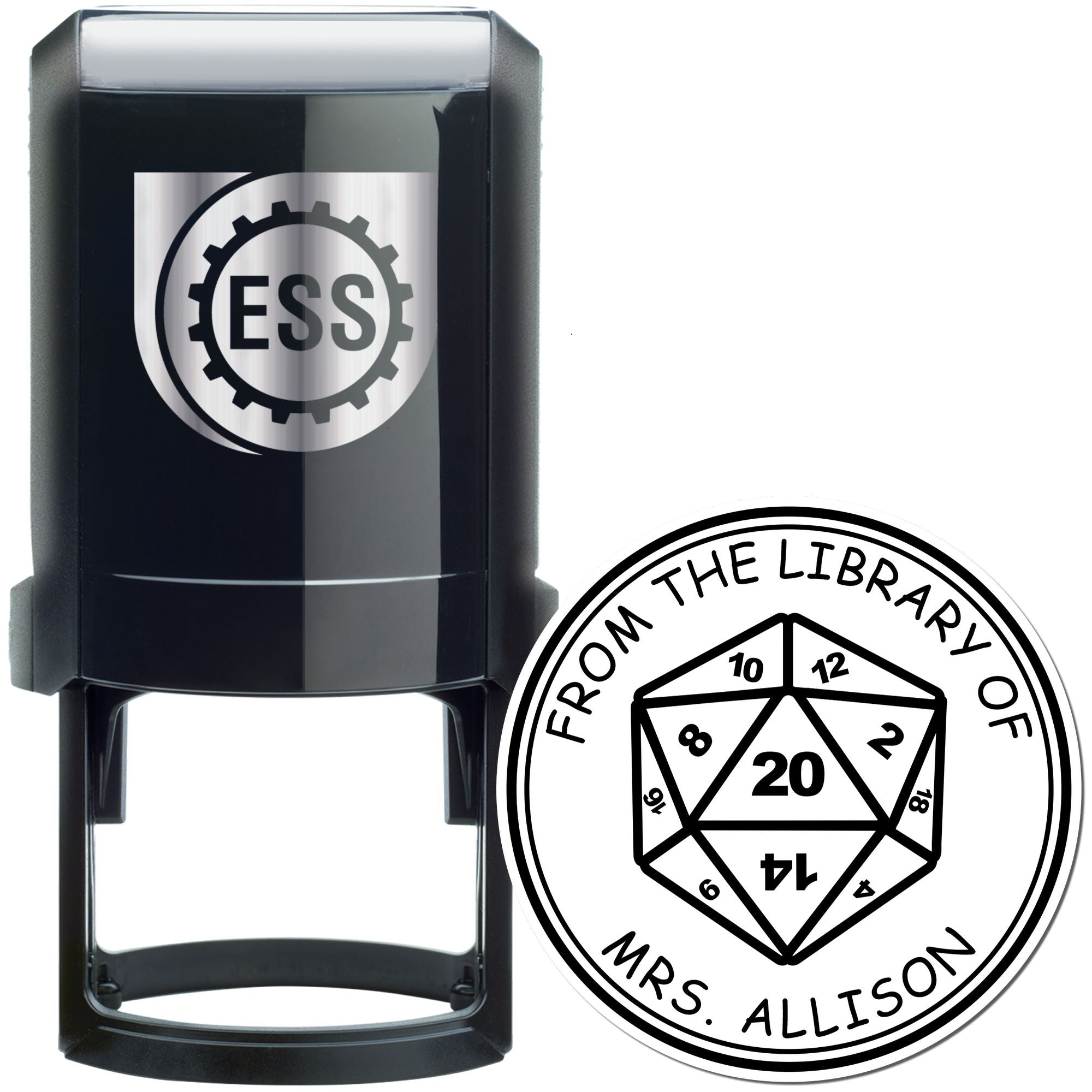 Sword of Eternal Light Gamer Self-Inking Customized Read It Love It Stamp